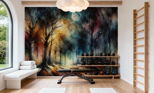 Moonlit Enchanted Forest