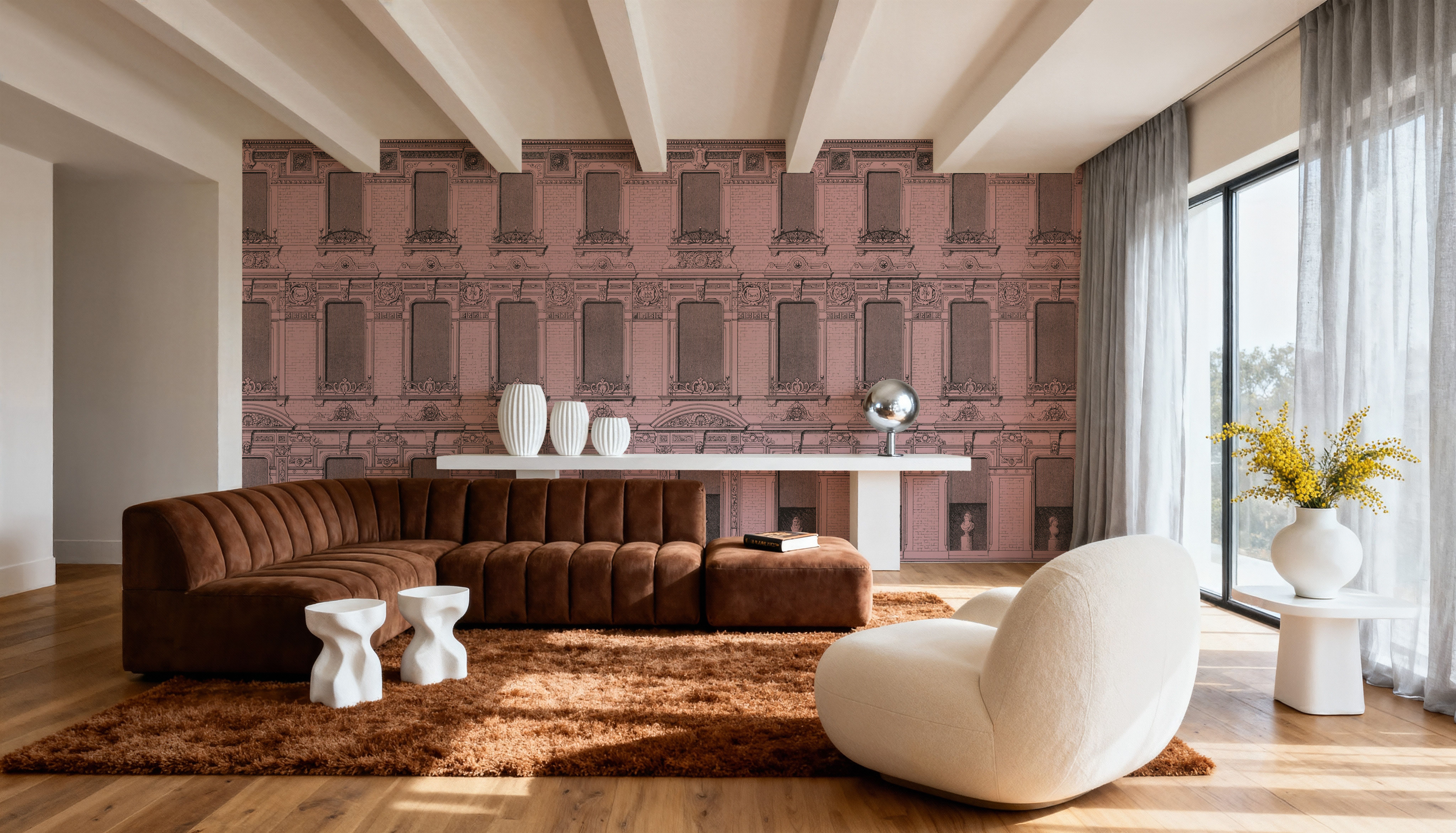 Vintage Facade, Pink