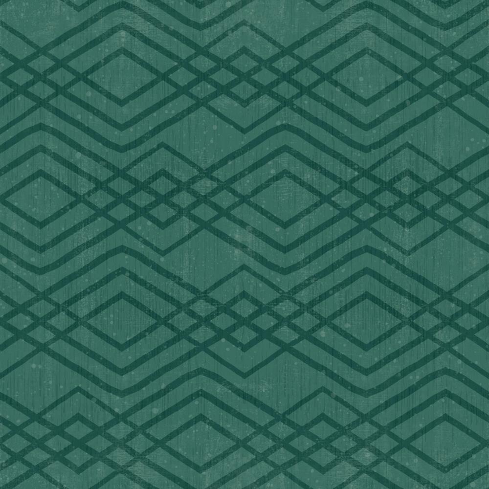 Woodland Waves Tropical Green