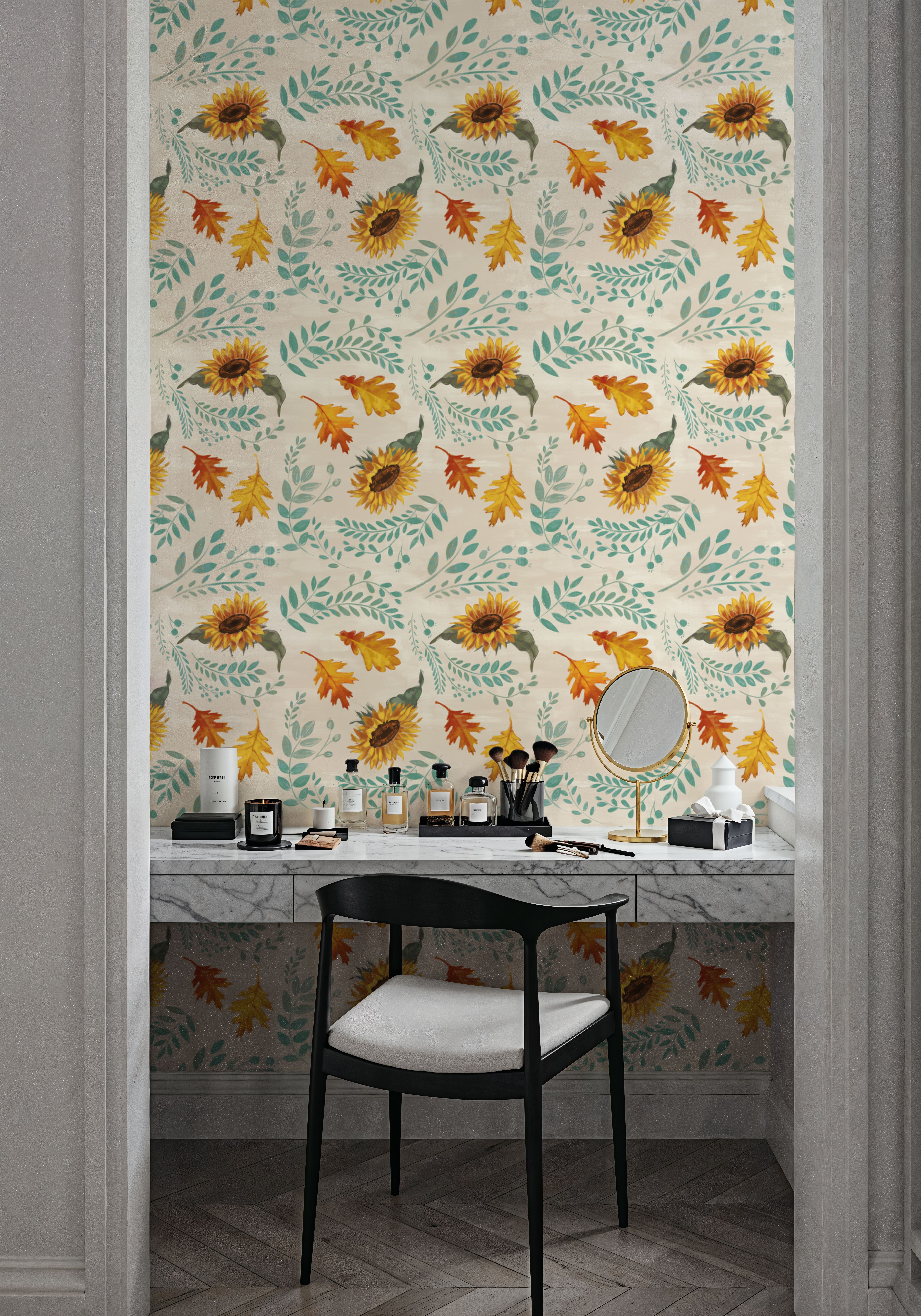 Fall Harvest White, Tapet