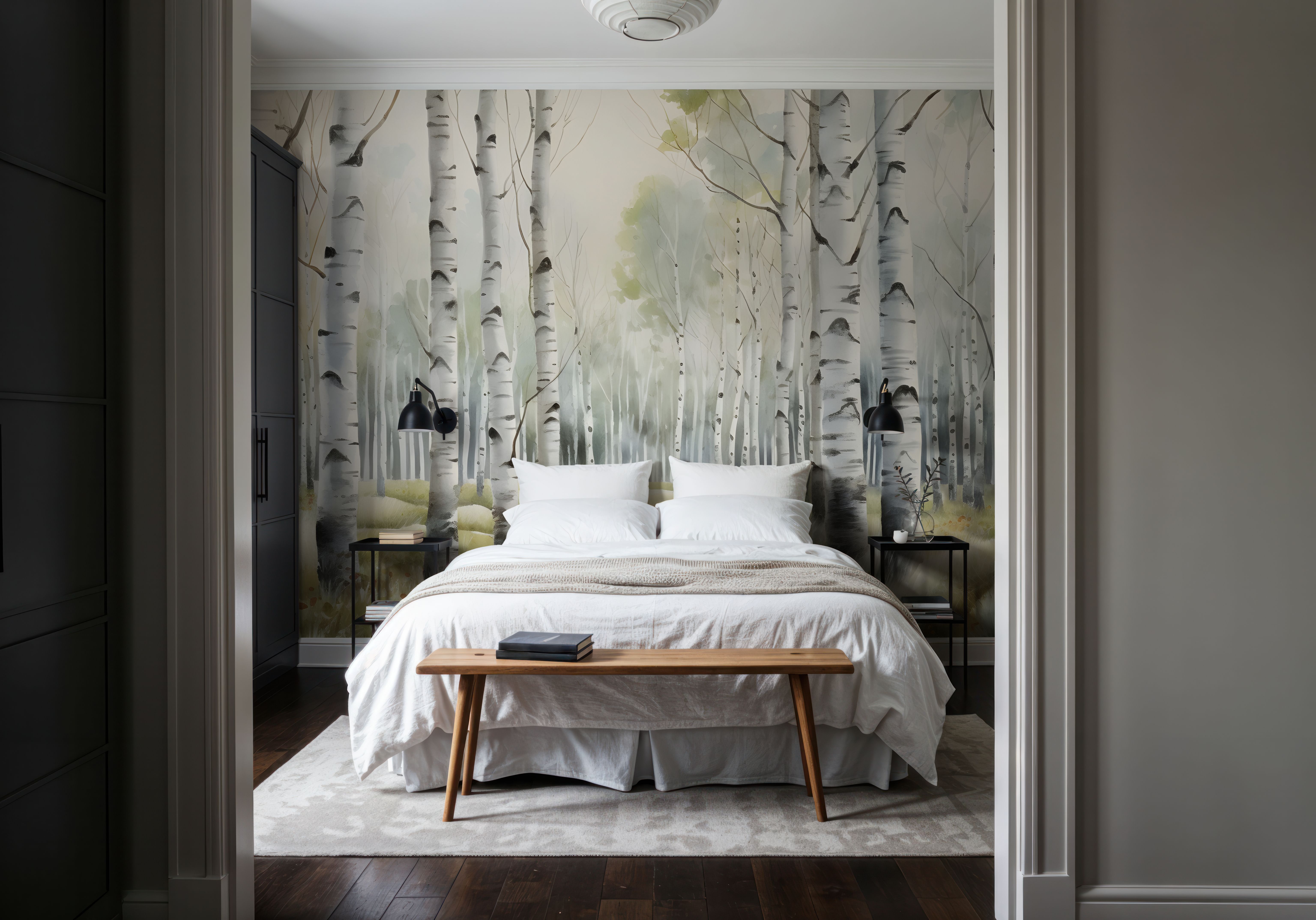 Spring Birch, Papier peint