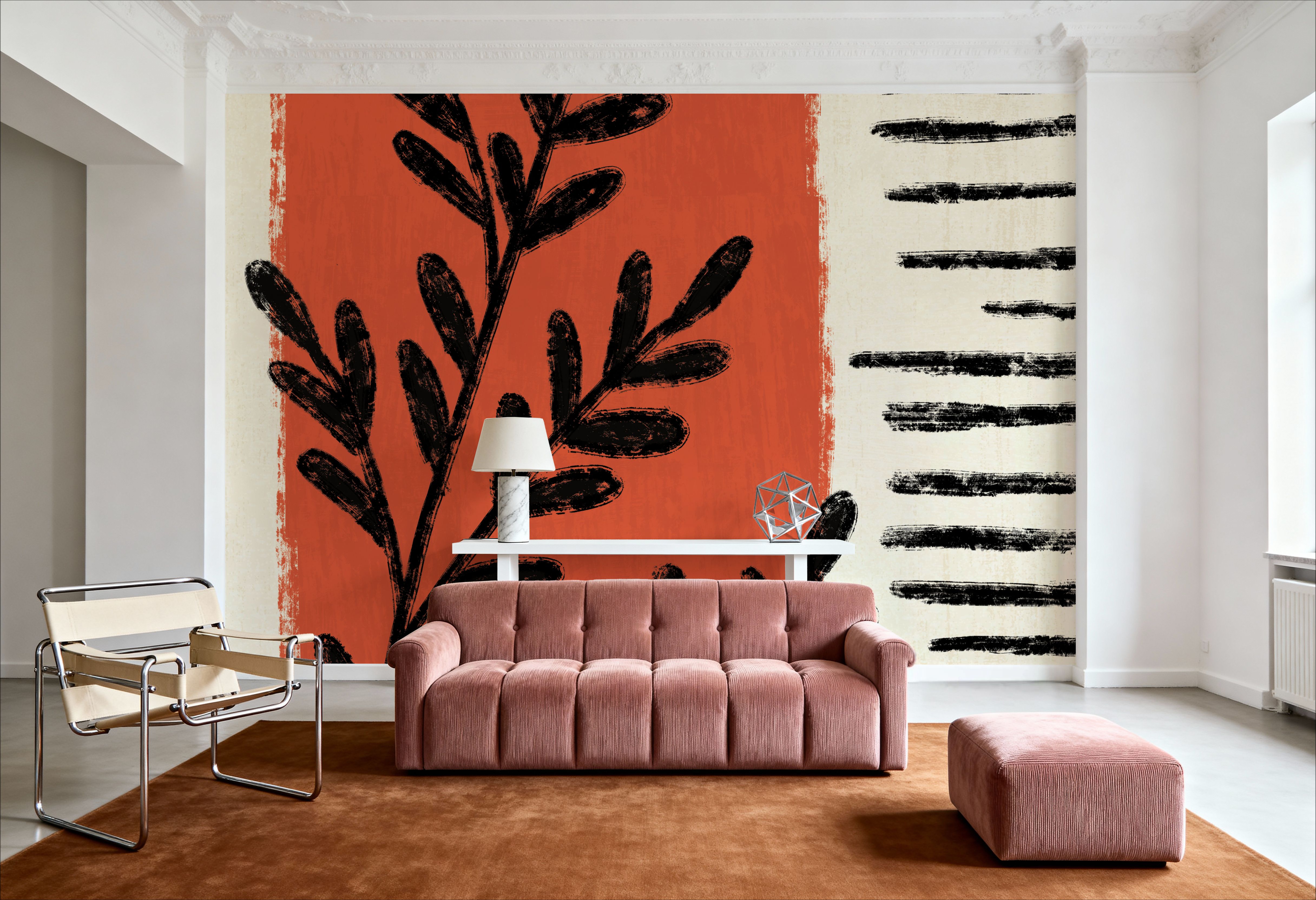 Geometric Flora II, Tapeten