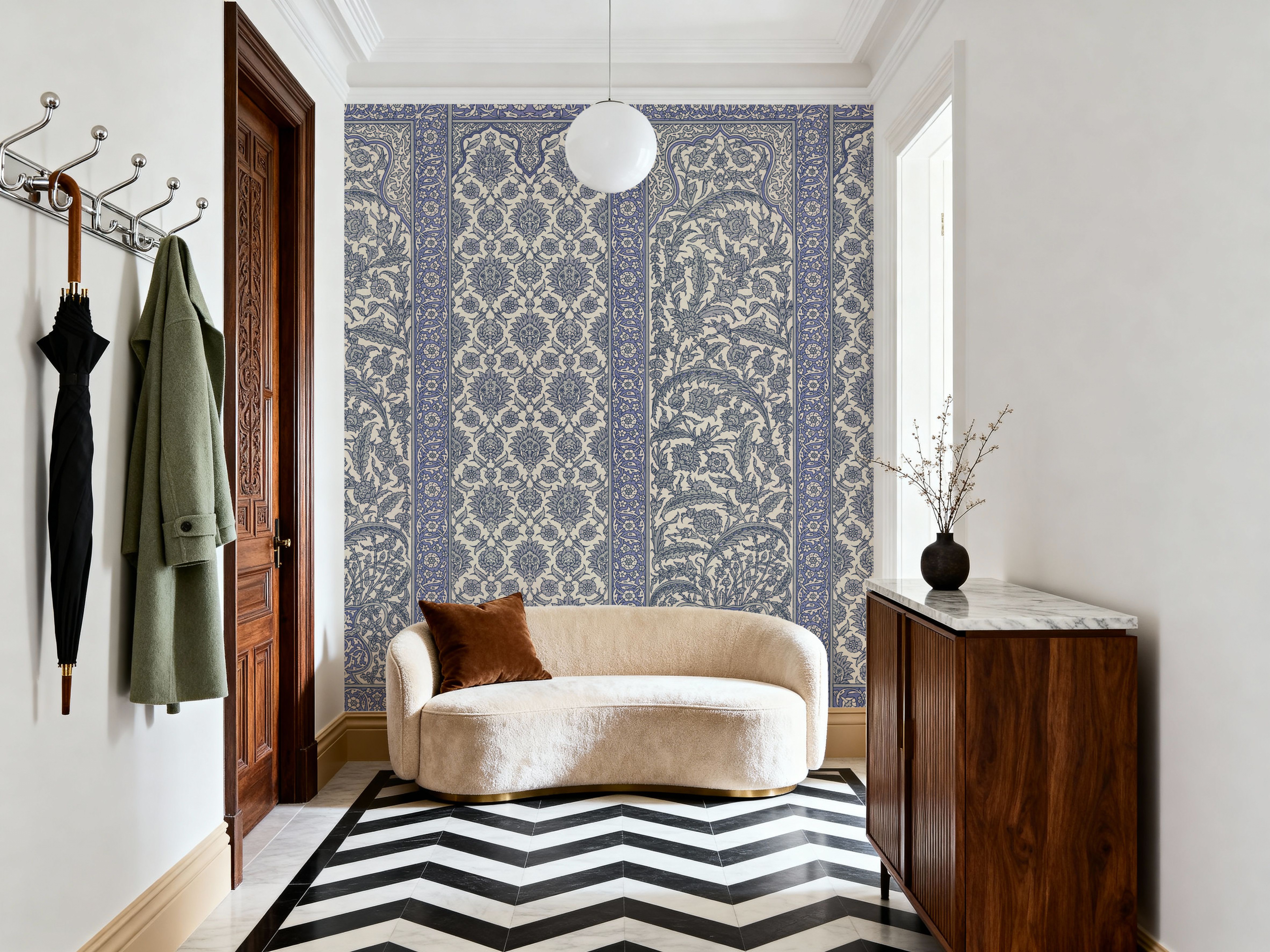 Riad Ornaments, Periwinkle