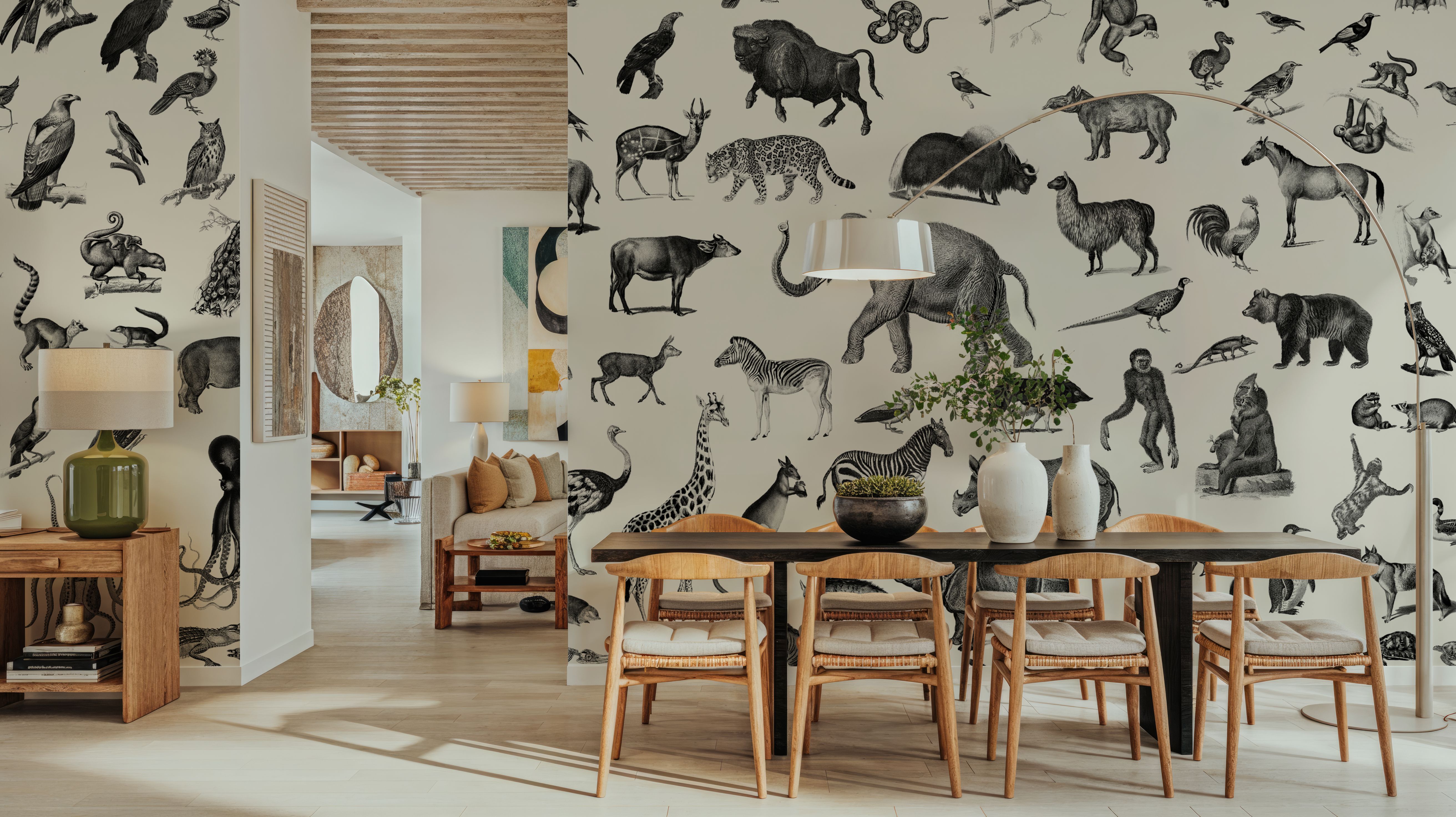 Vintage Animals, Black