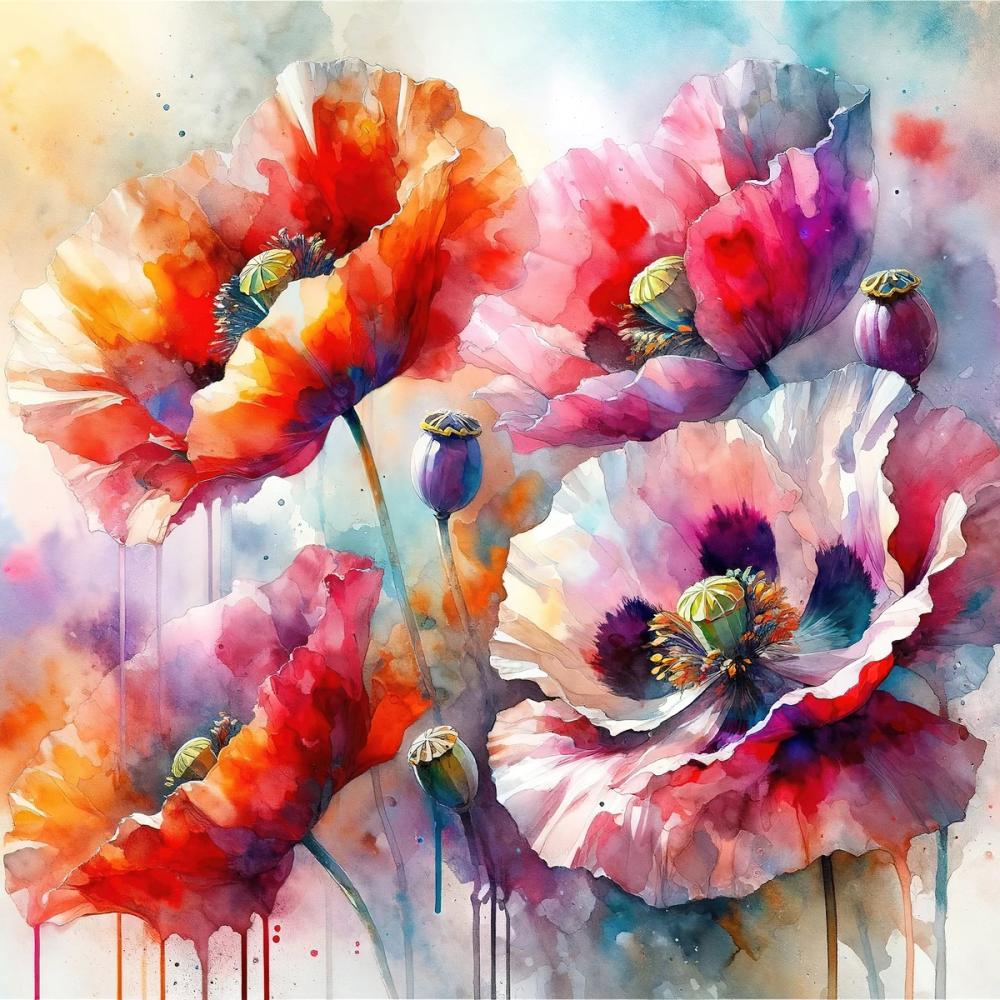 Intense Floral Radiance