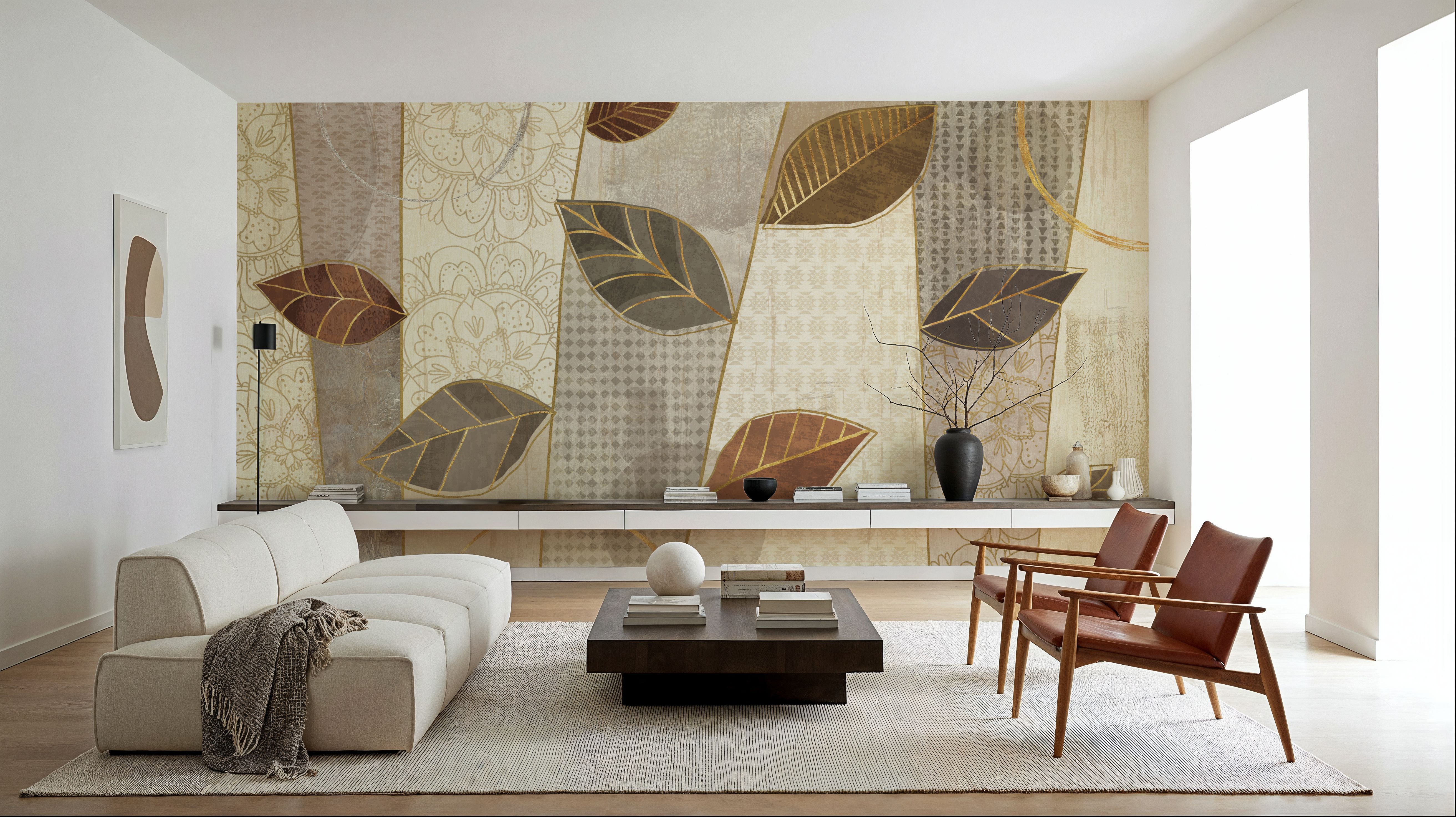 Bohemian Leaves I Neutral