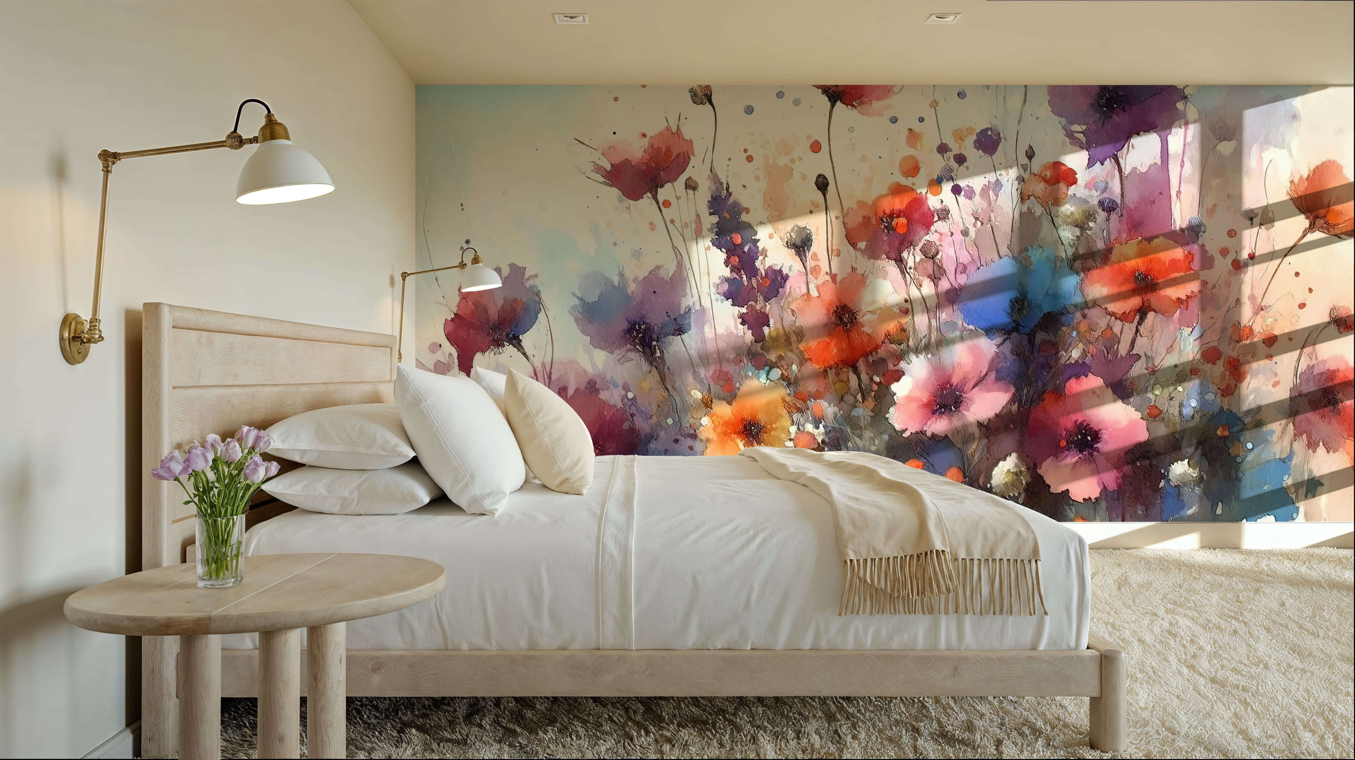 Vibrant Meadow of Wildflowers in Bloom