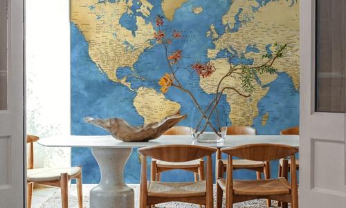 World Map Cities - Ernest