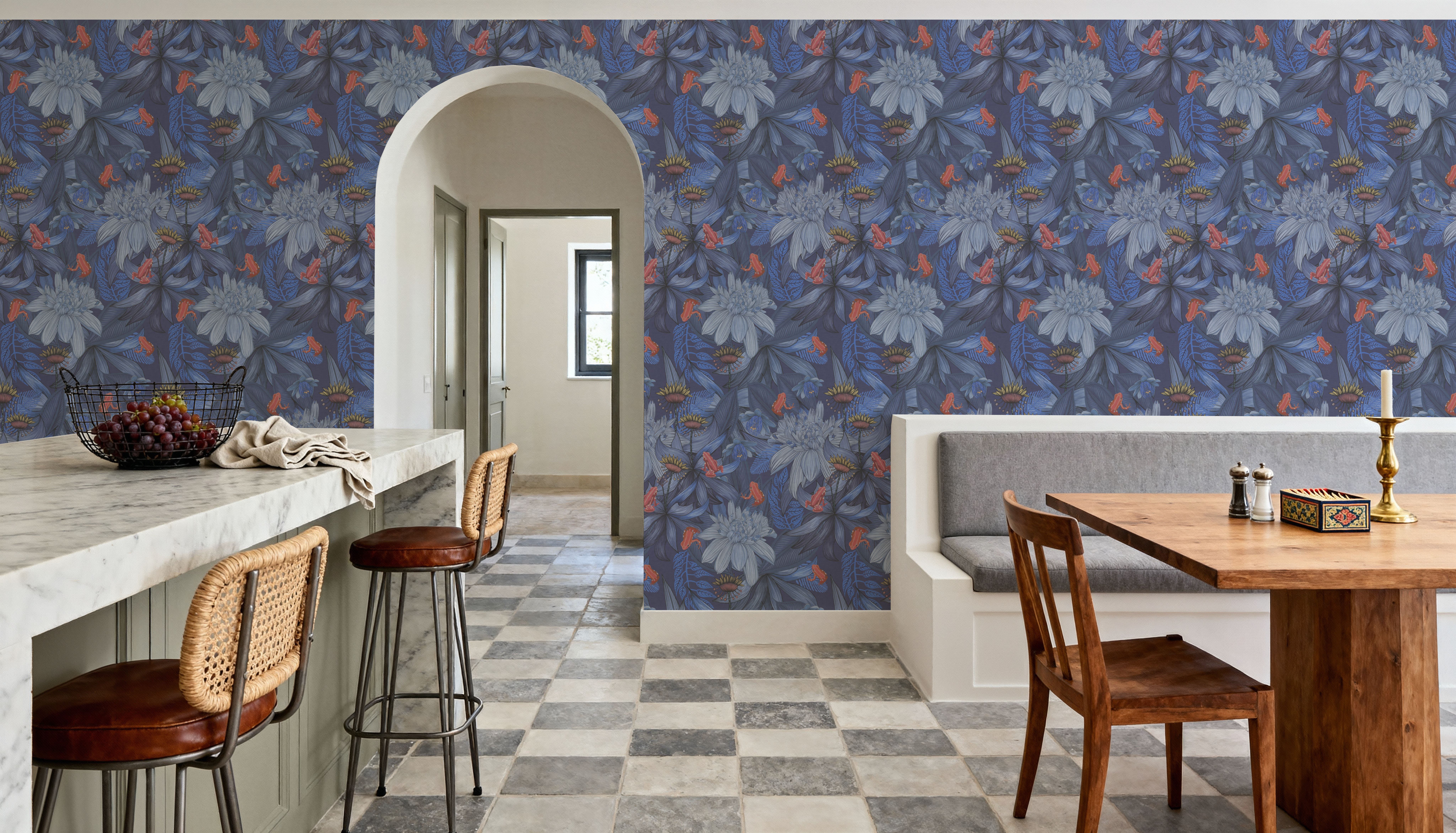 Blue Plants & Red Frogs