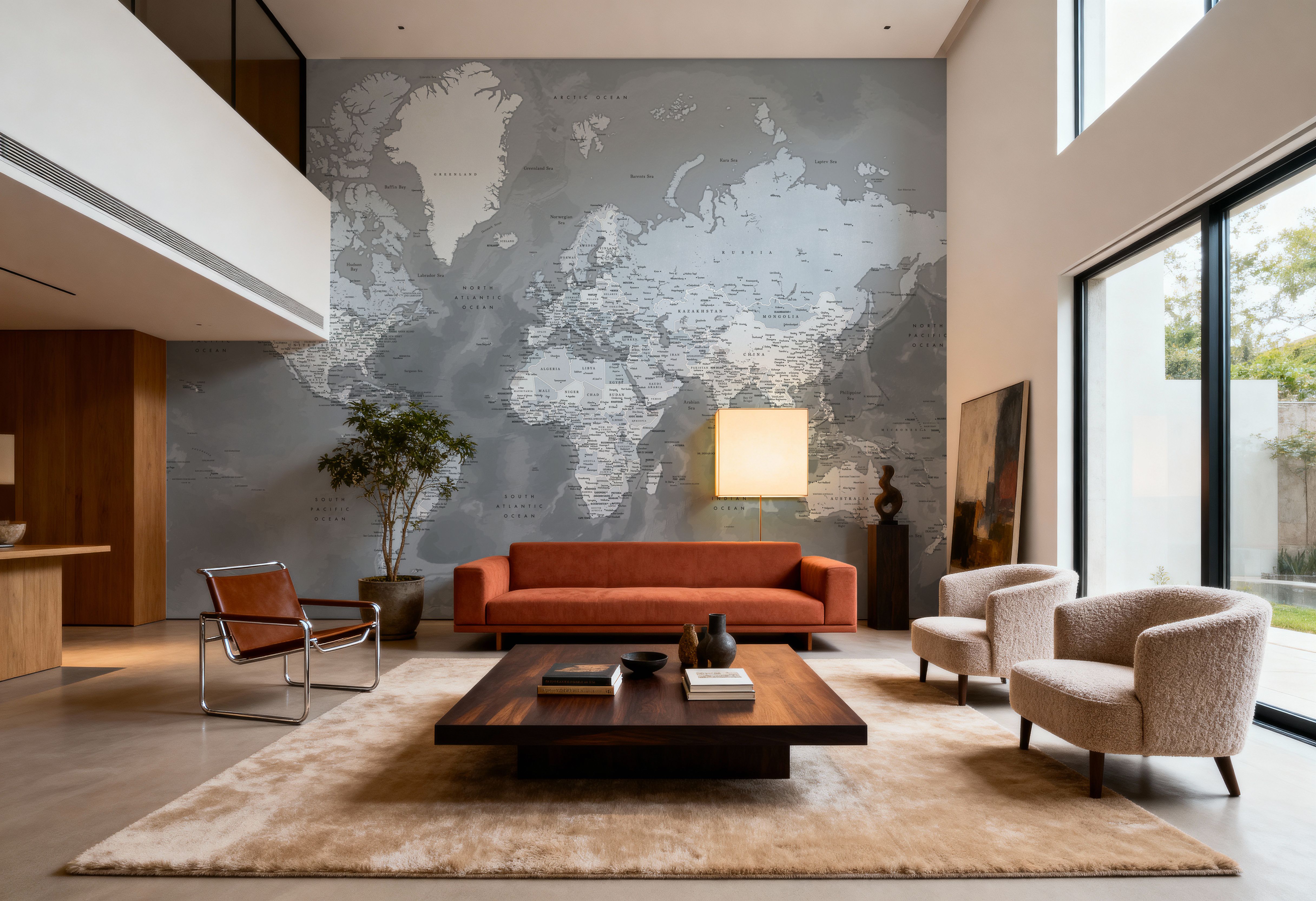 World Map Cities - Zanders