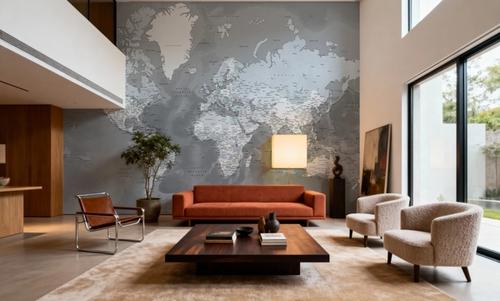 World Map Cities - Zanders