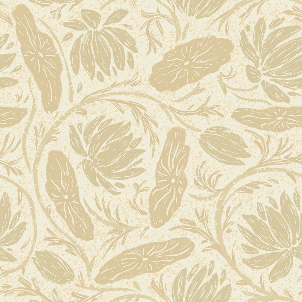 Block Print Lotus, Cookie