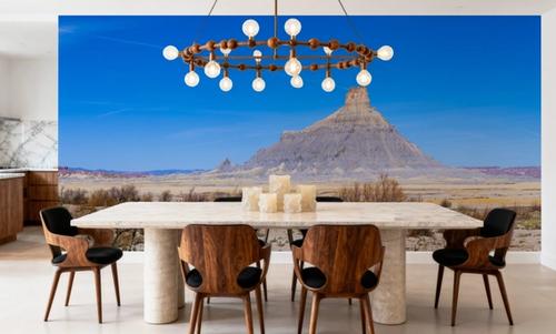 Desert Monuments Blue Gradient