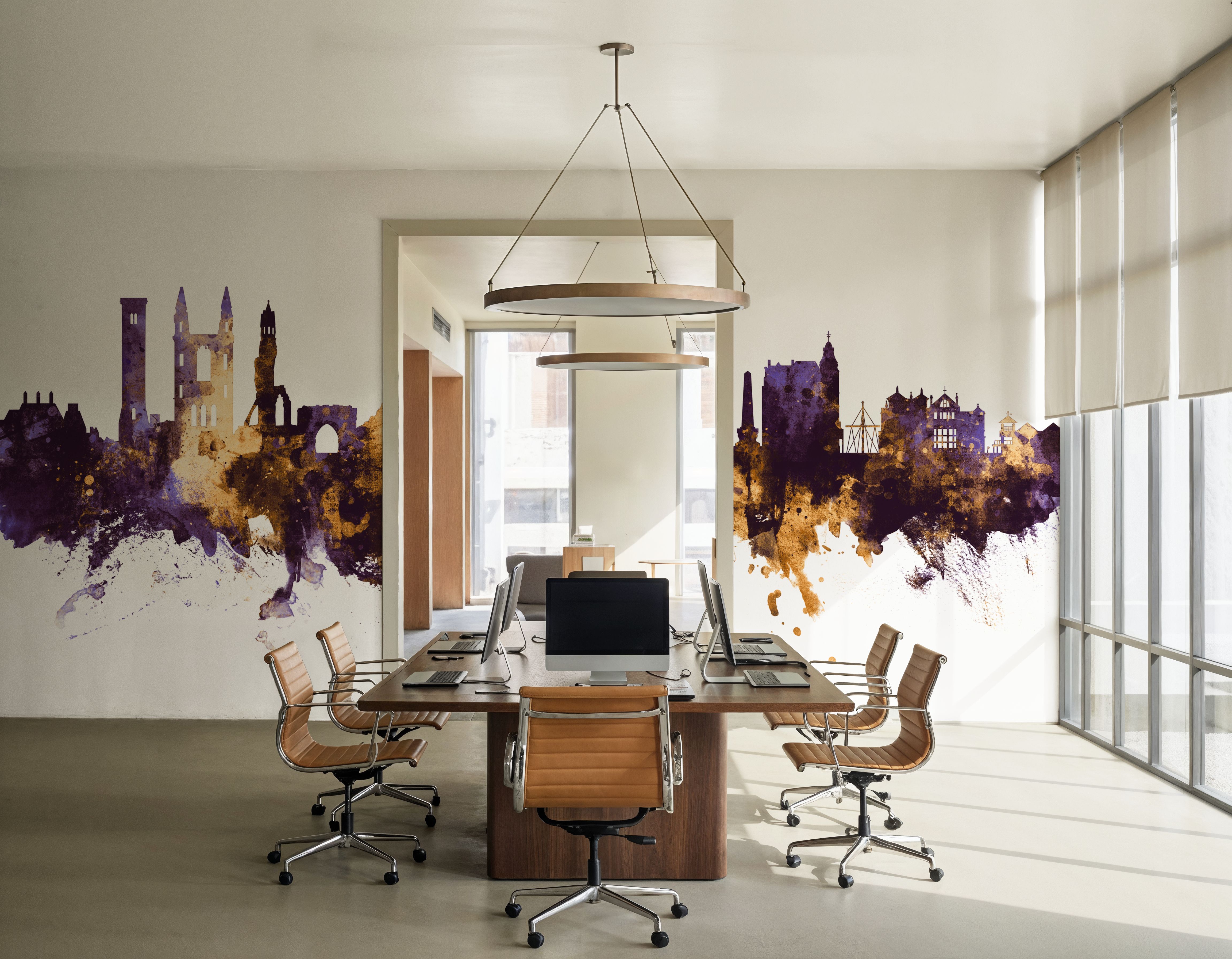 At Andrews Scotland Skyline Purple & Gold