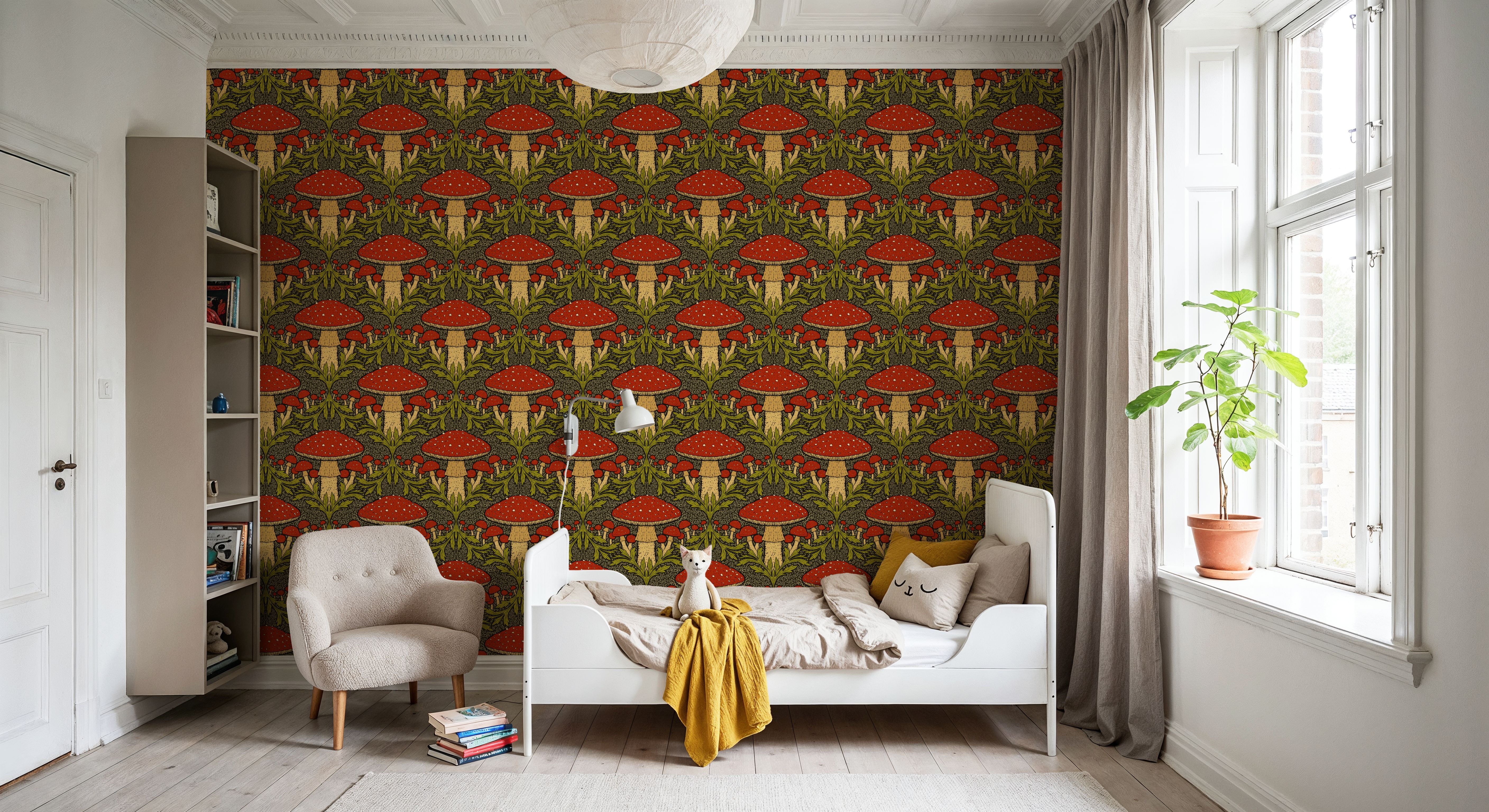 Heritage Toadstool, Deep Red
