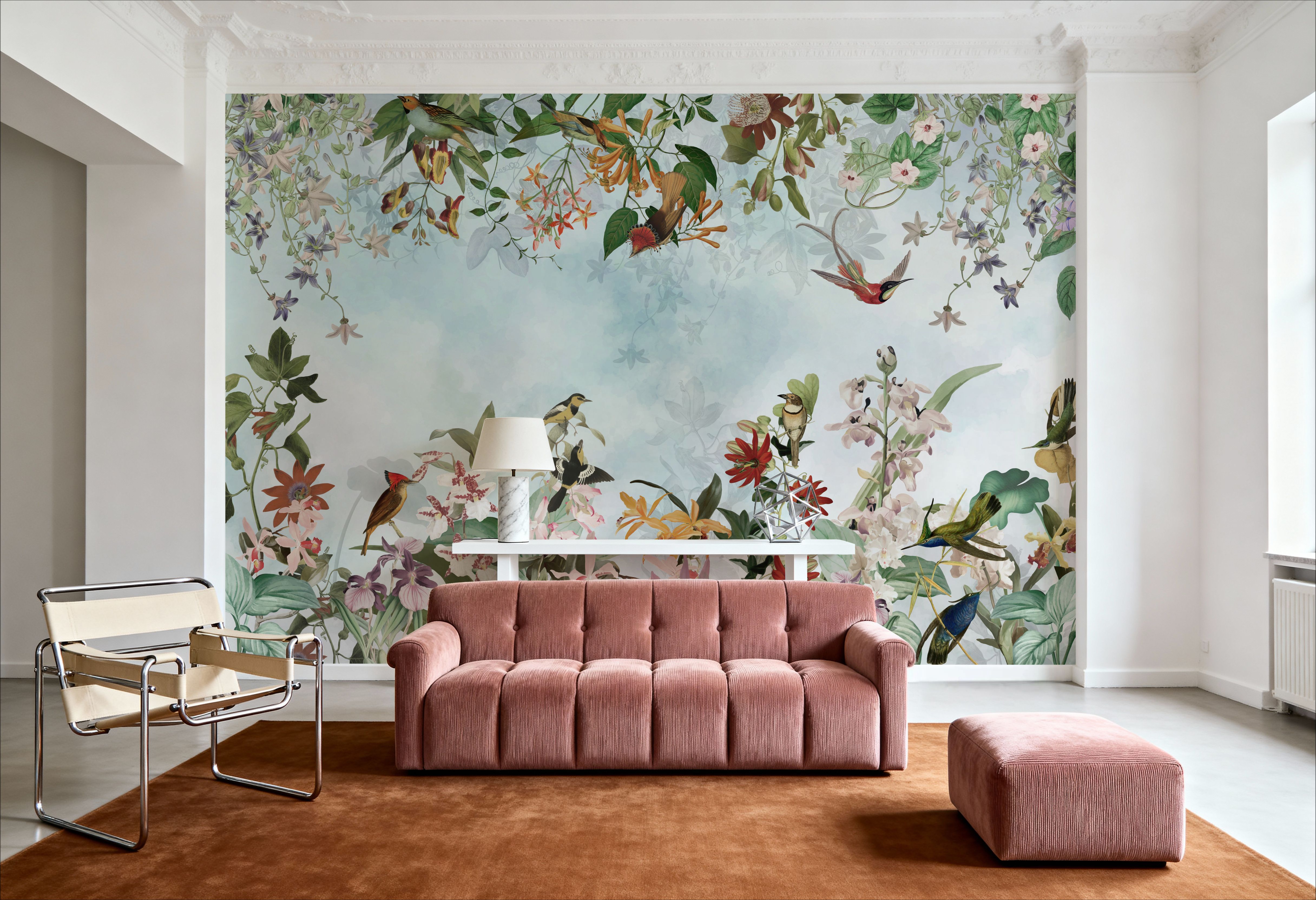 Paradise view Blue, Tapeten