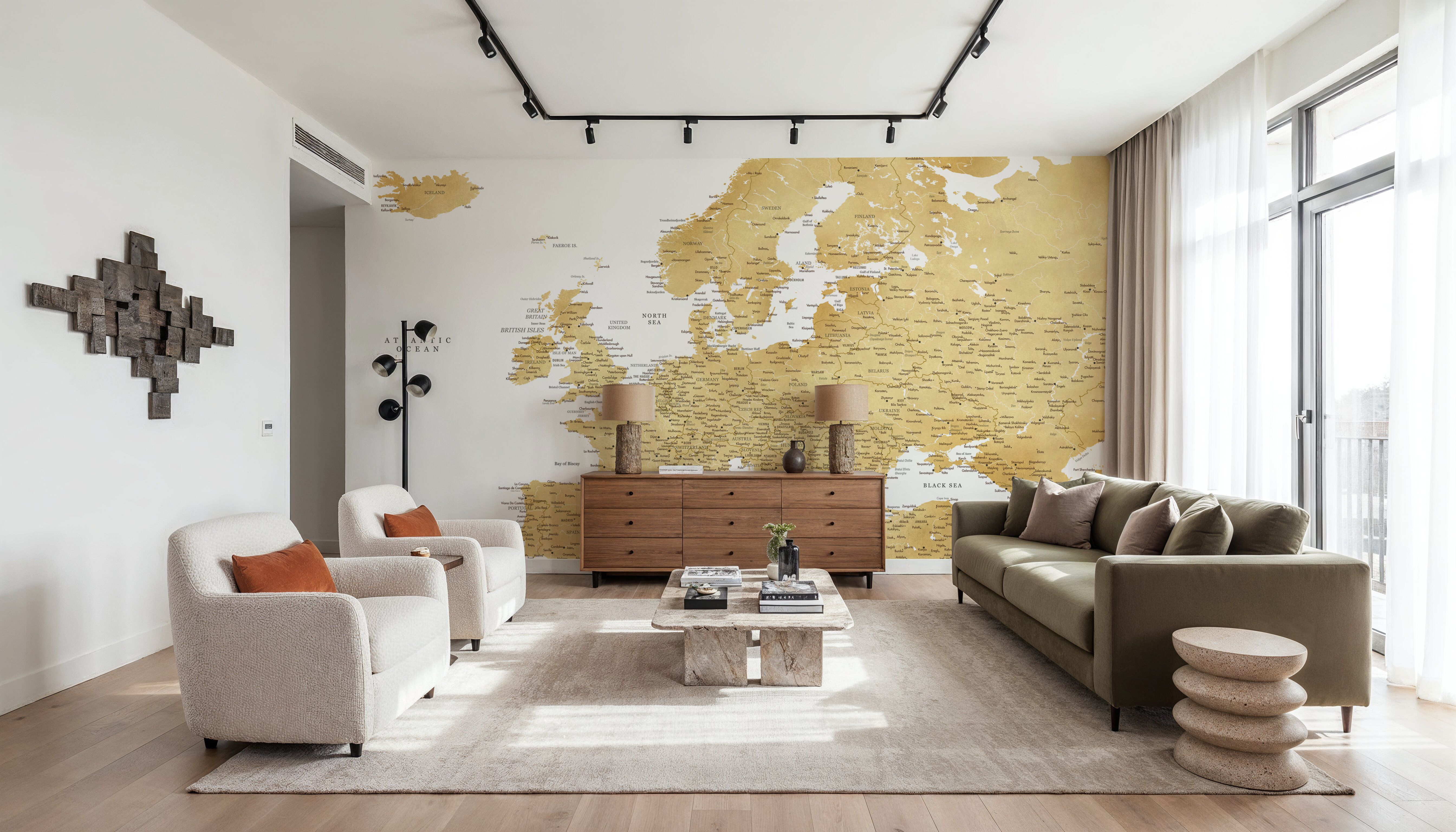 Europe Map Detailed - Rossie