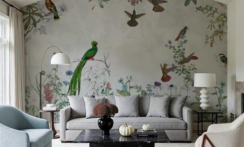 Fields of Birds and Flowers