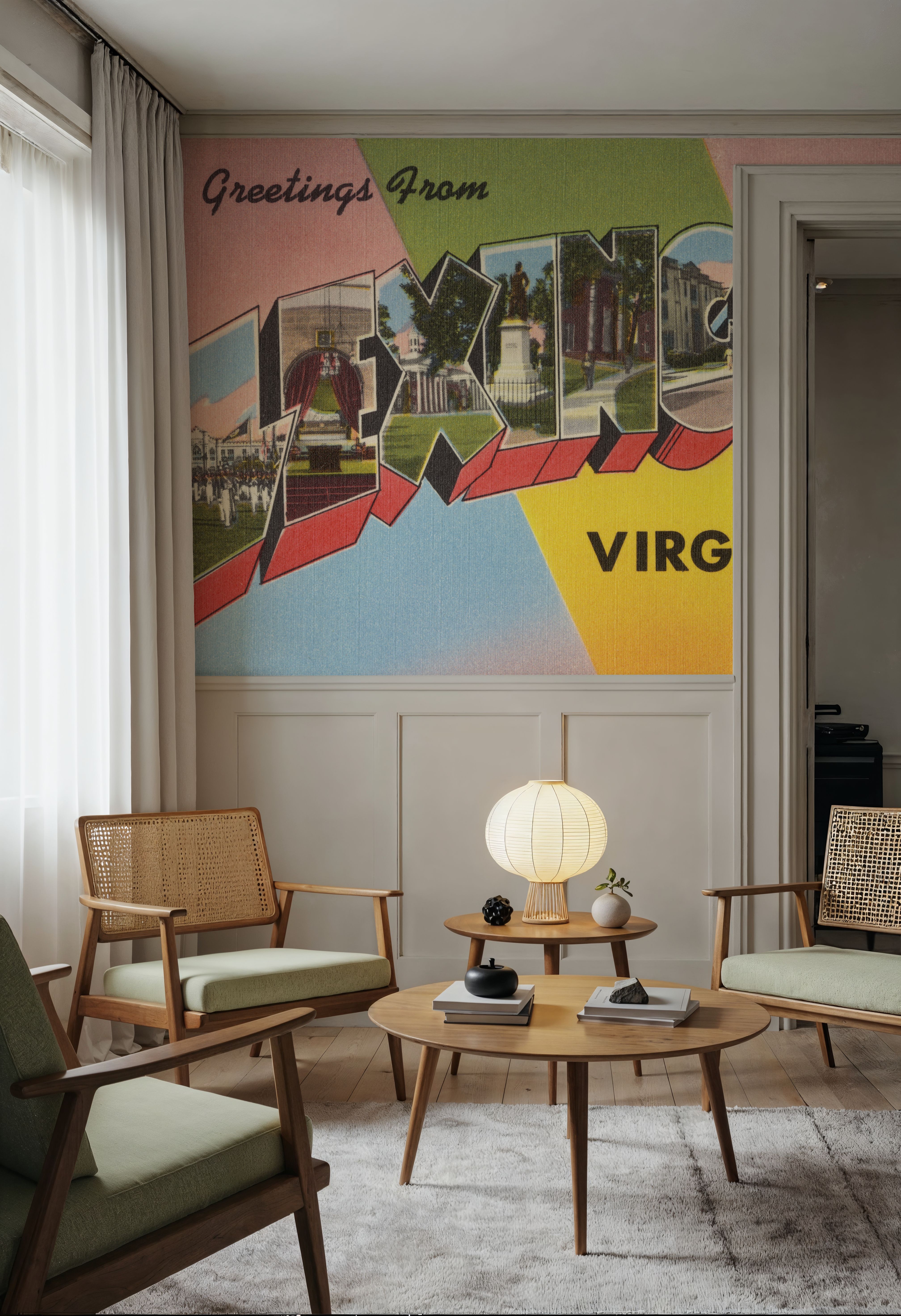 Greetings from Lexington - Screenprint Postcard