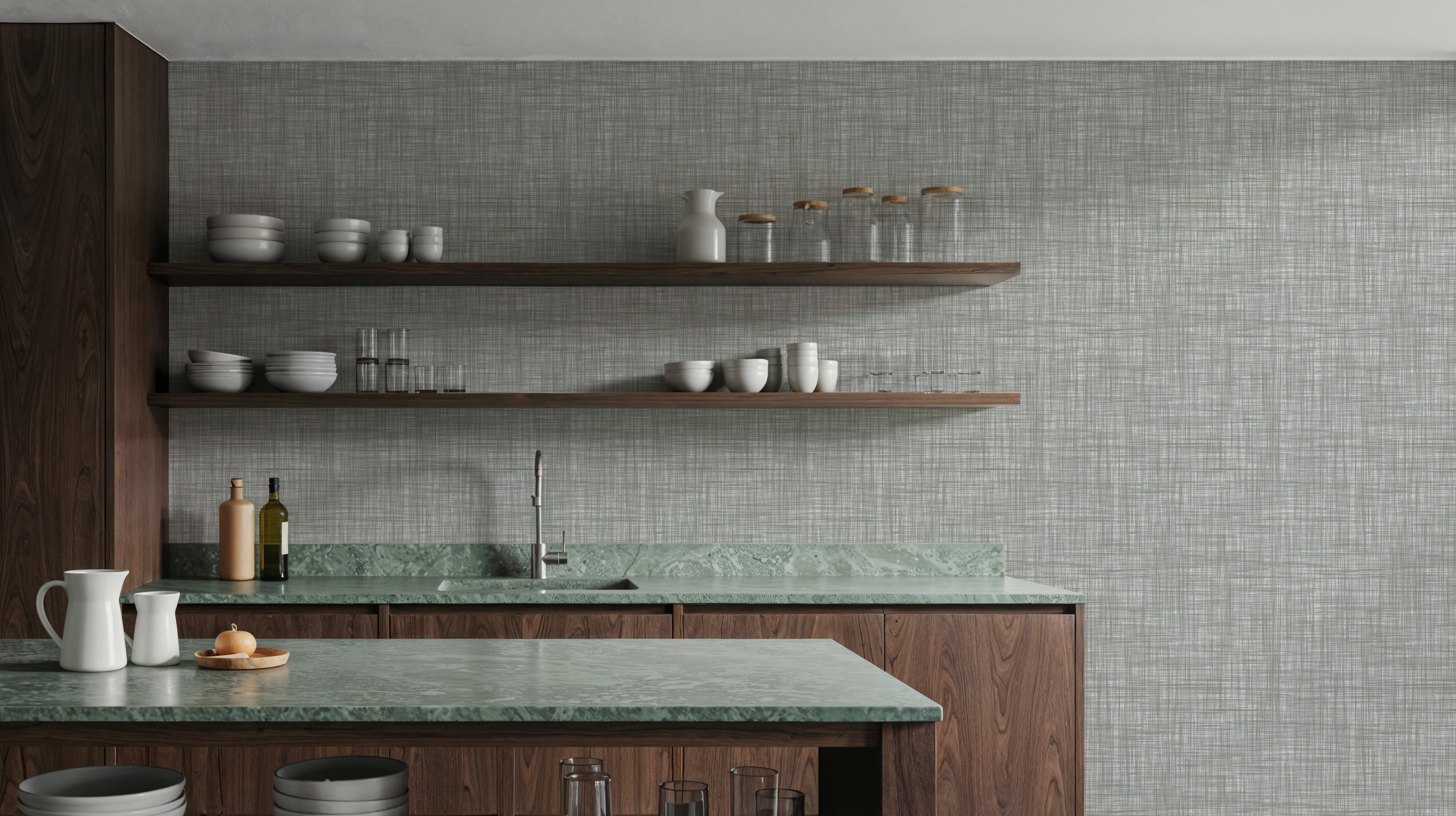 Mottled Linen Effect, Artichoke