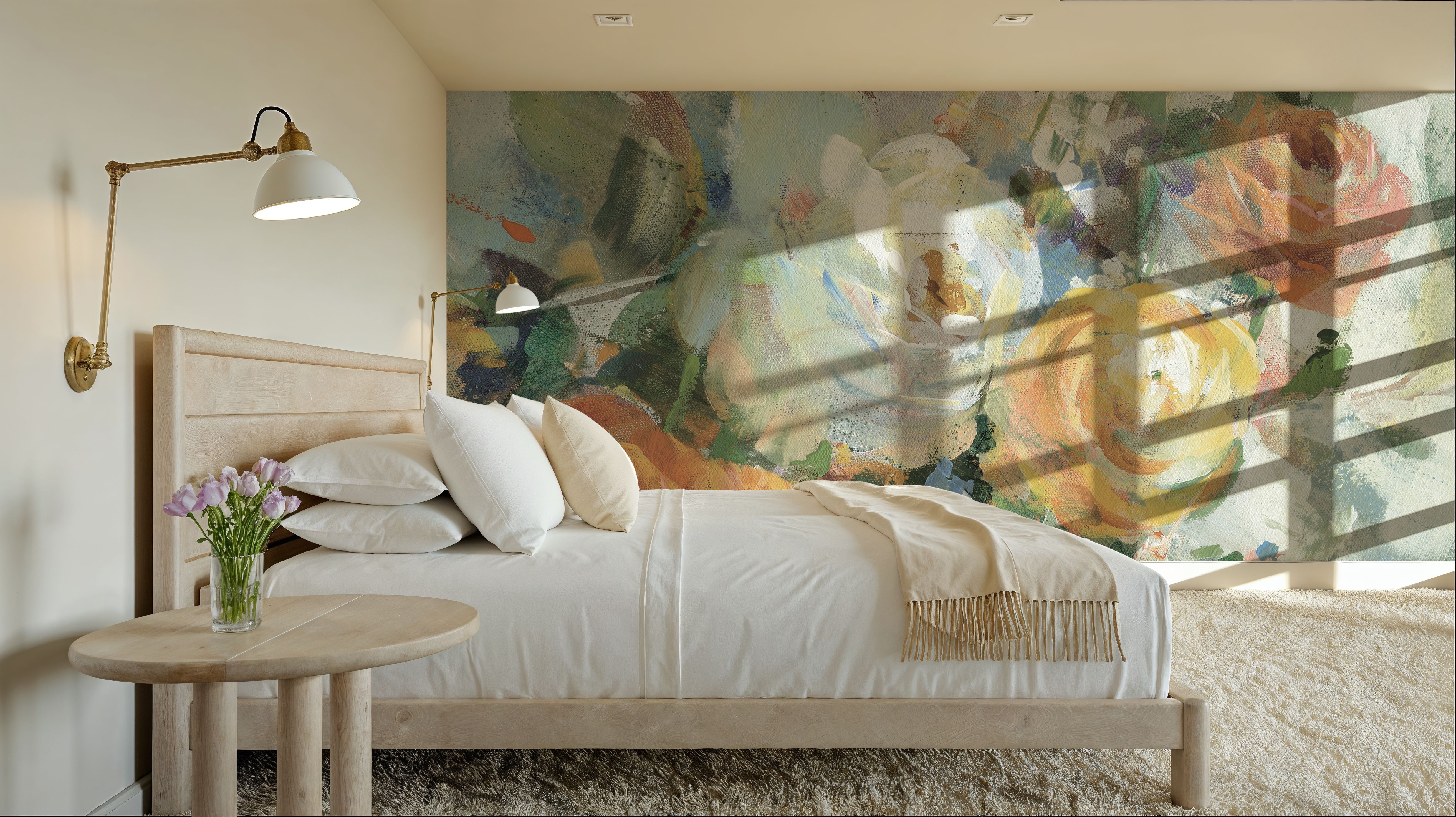 Blooming Splendor I Panel I, Papel pintado