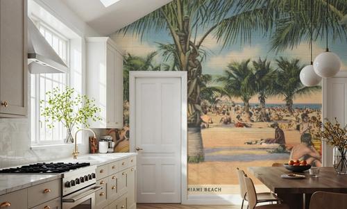 Miami Beach Postcard - Screenprint