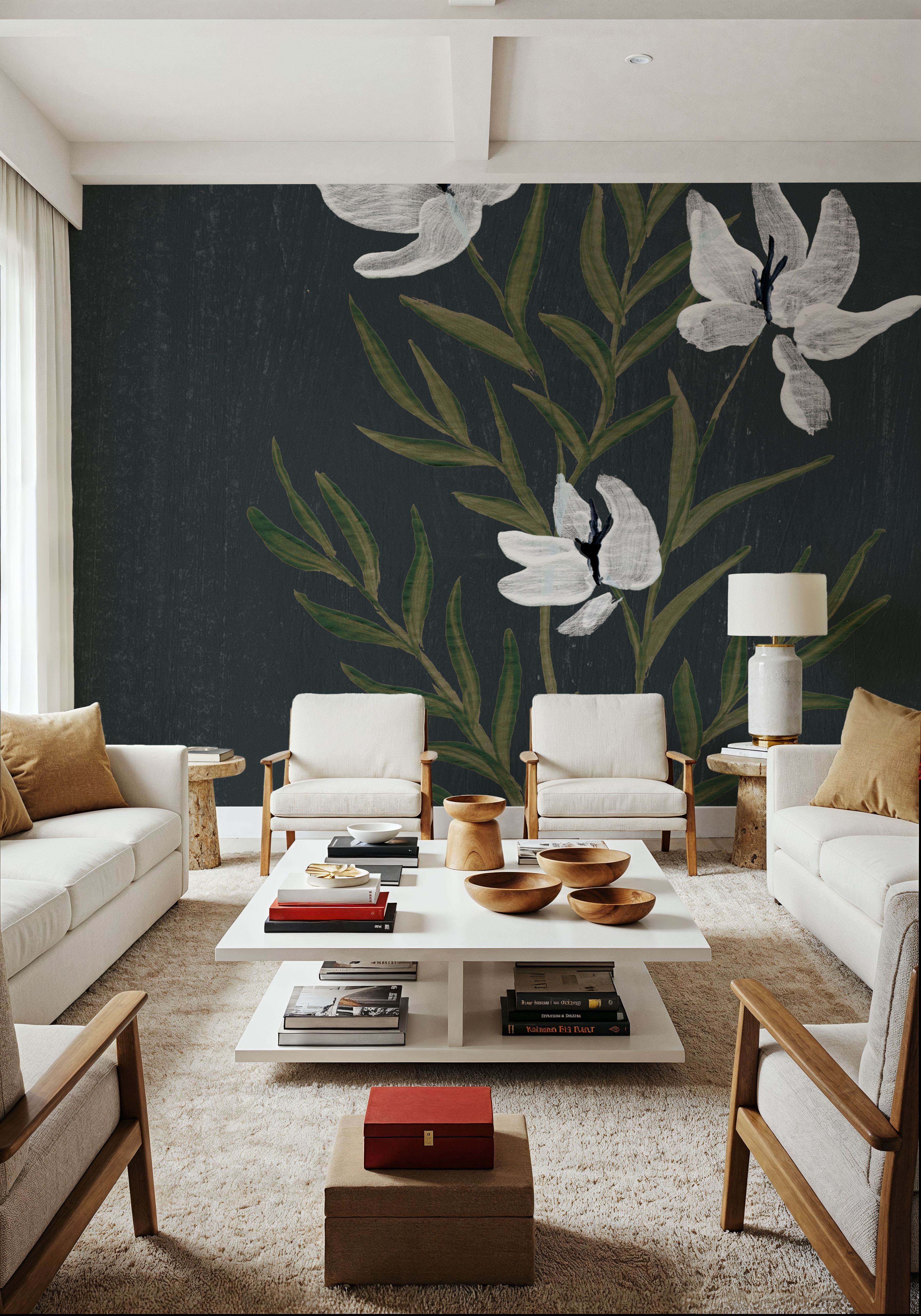 Pretty Little Flower IV Black