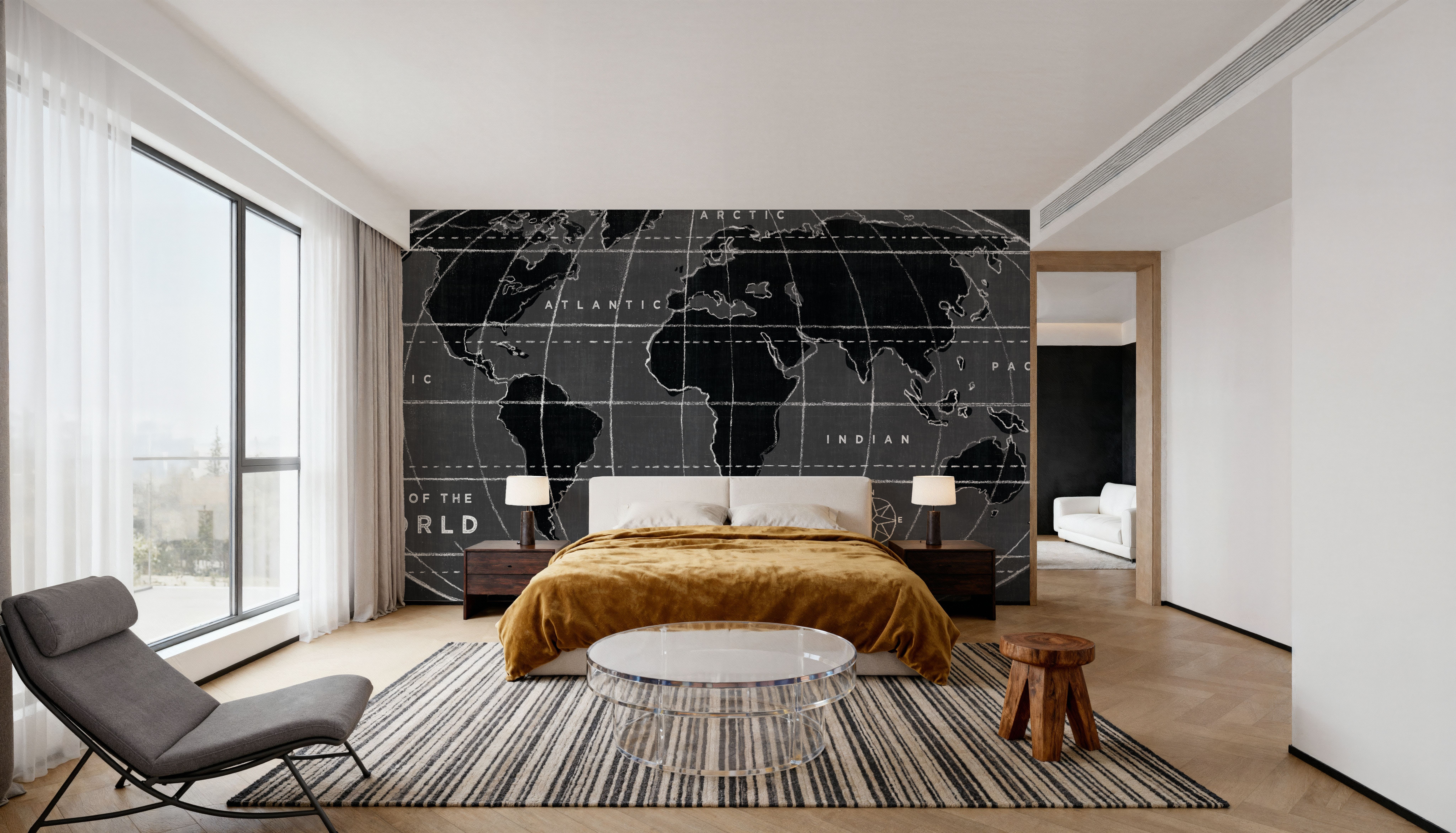 Chalkboard Map