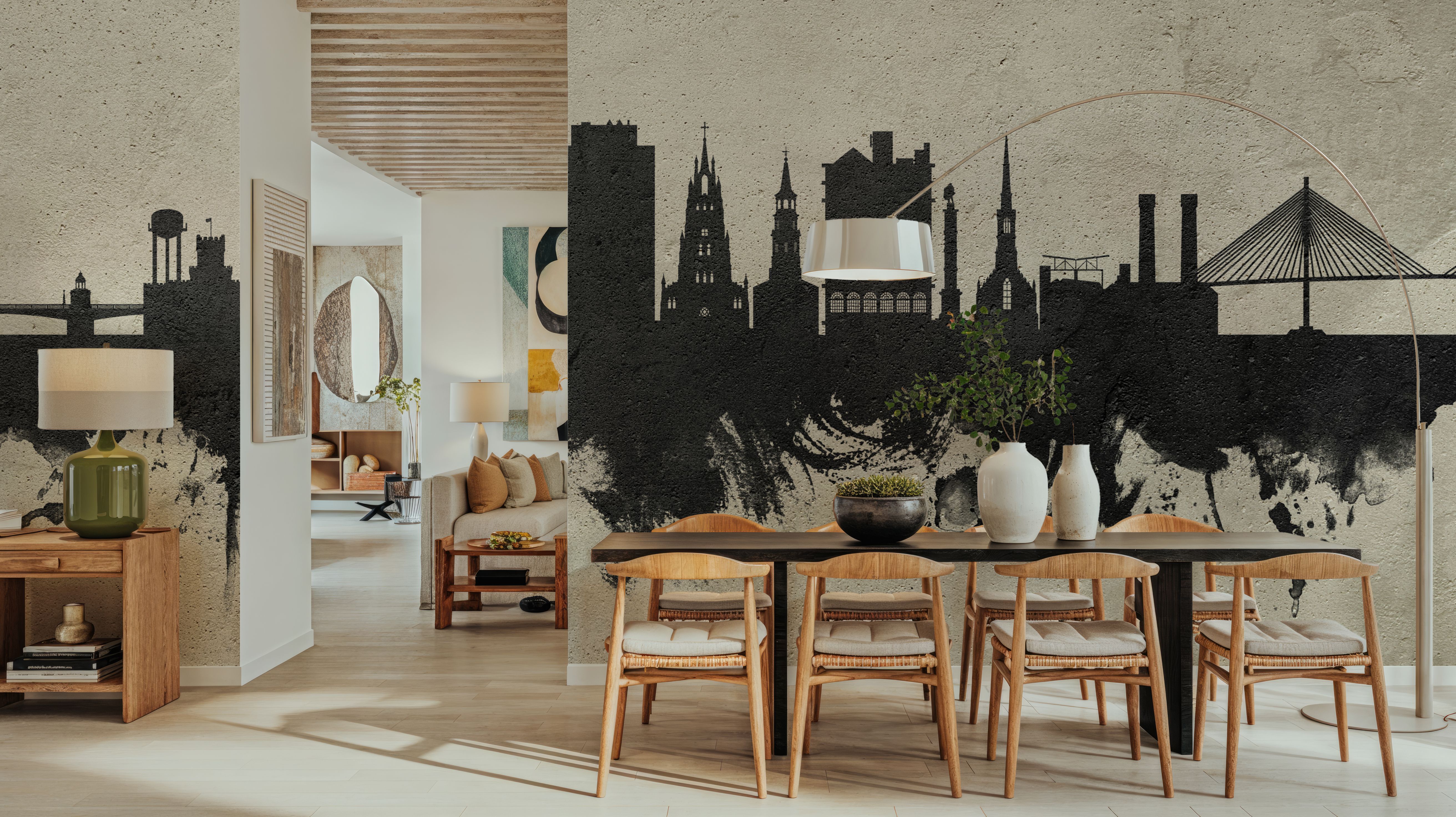 Charleston South Carolina Skyline Concrete