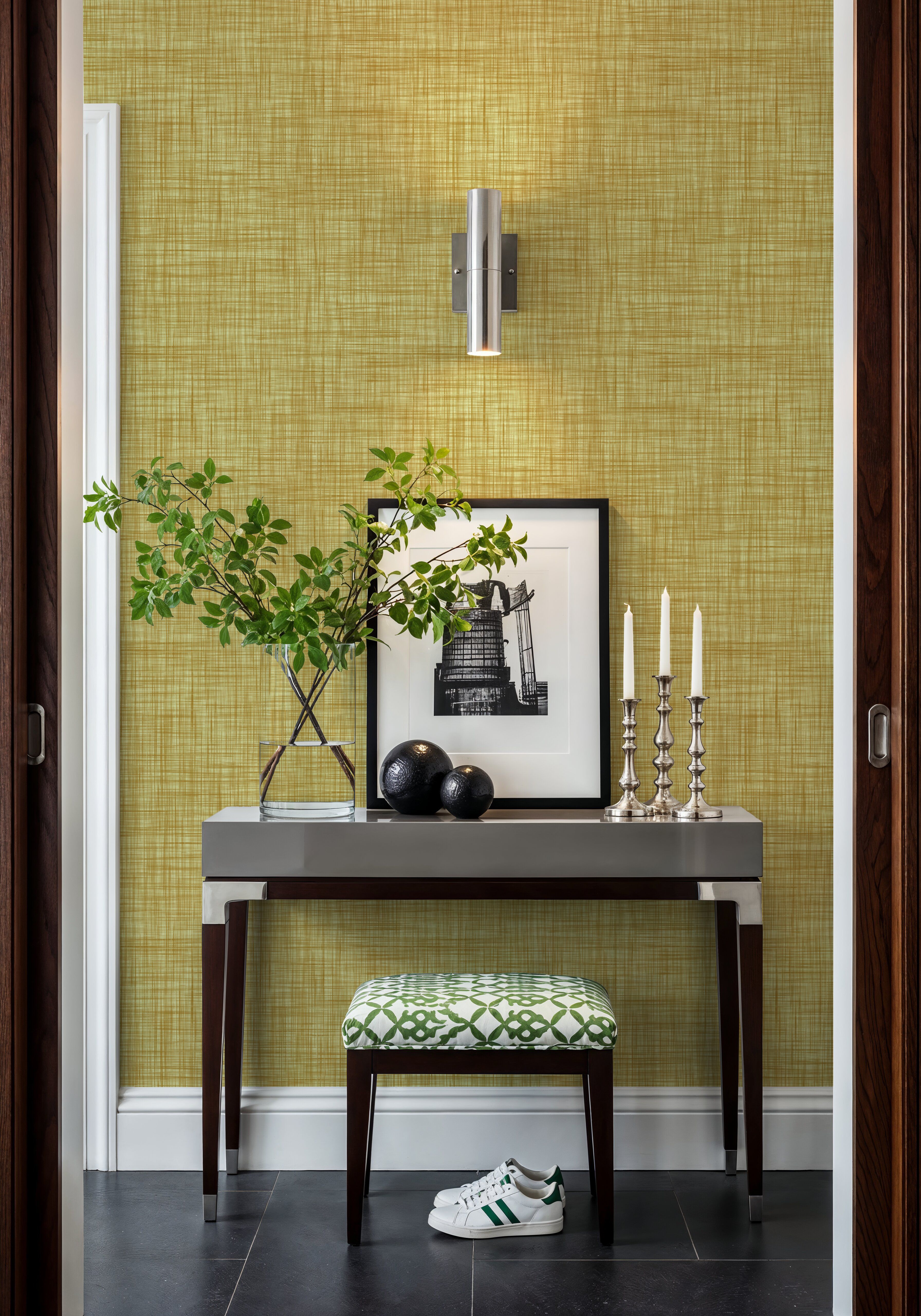 Mottled Linen Effect, Sunflower Yellow