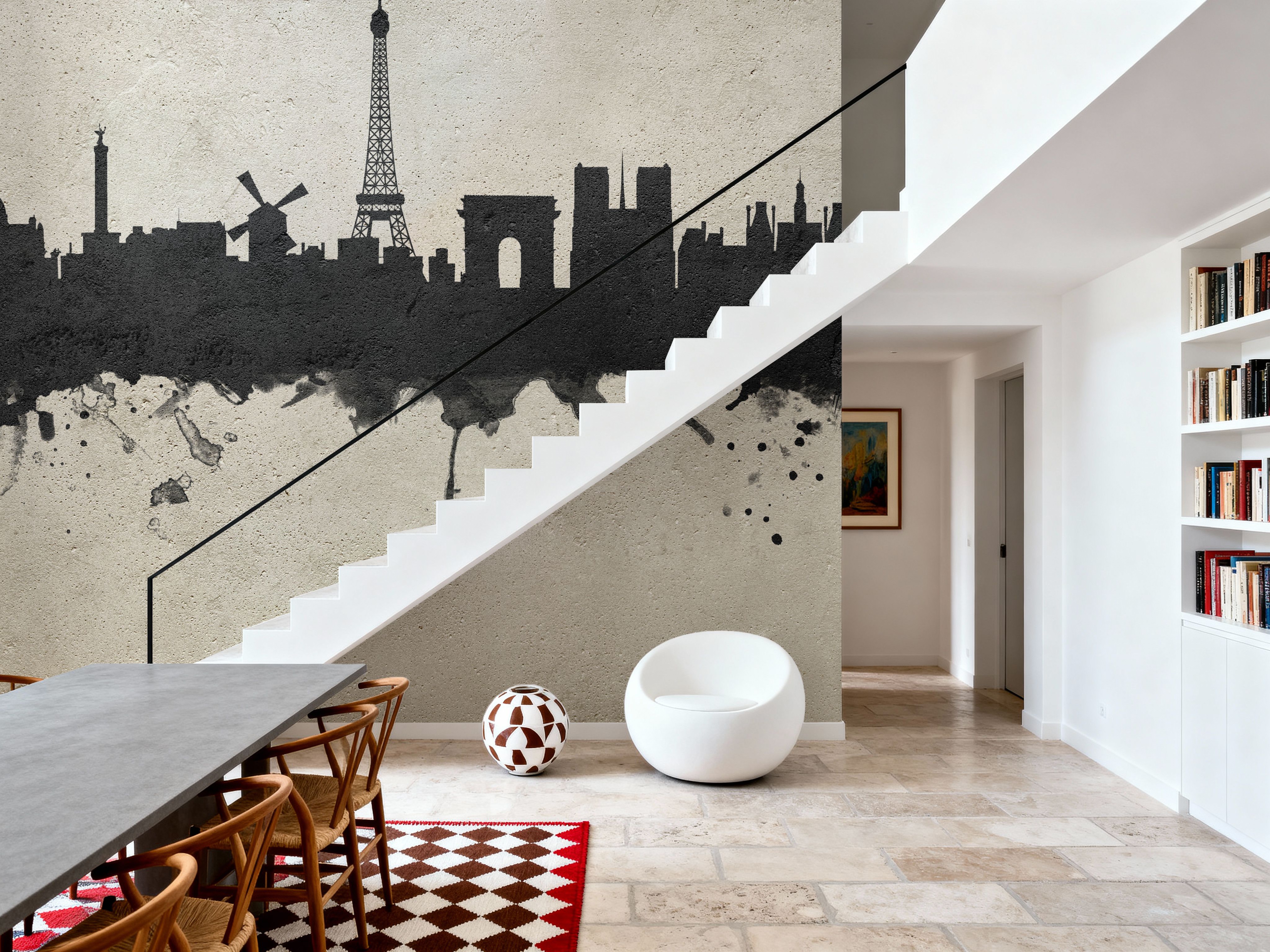 Paris Skyline Concrete