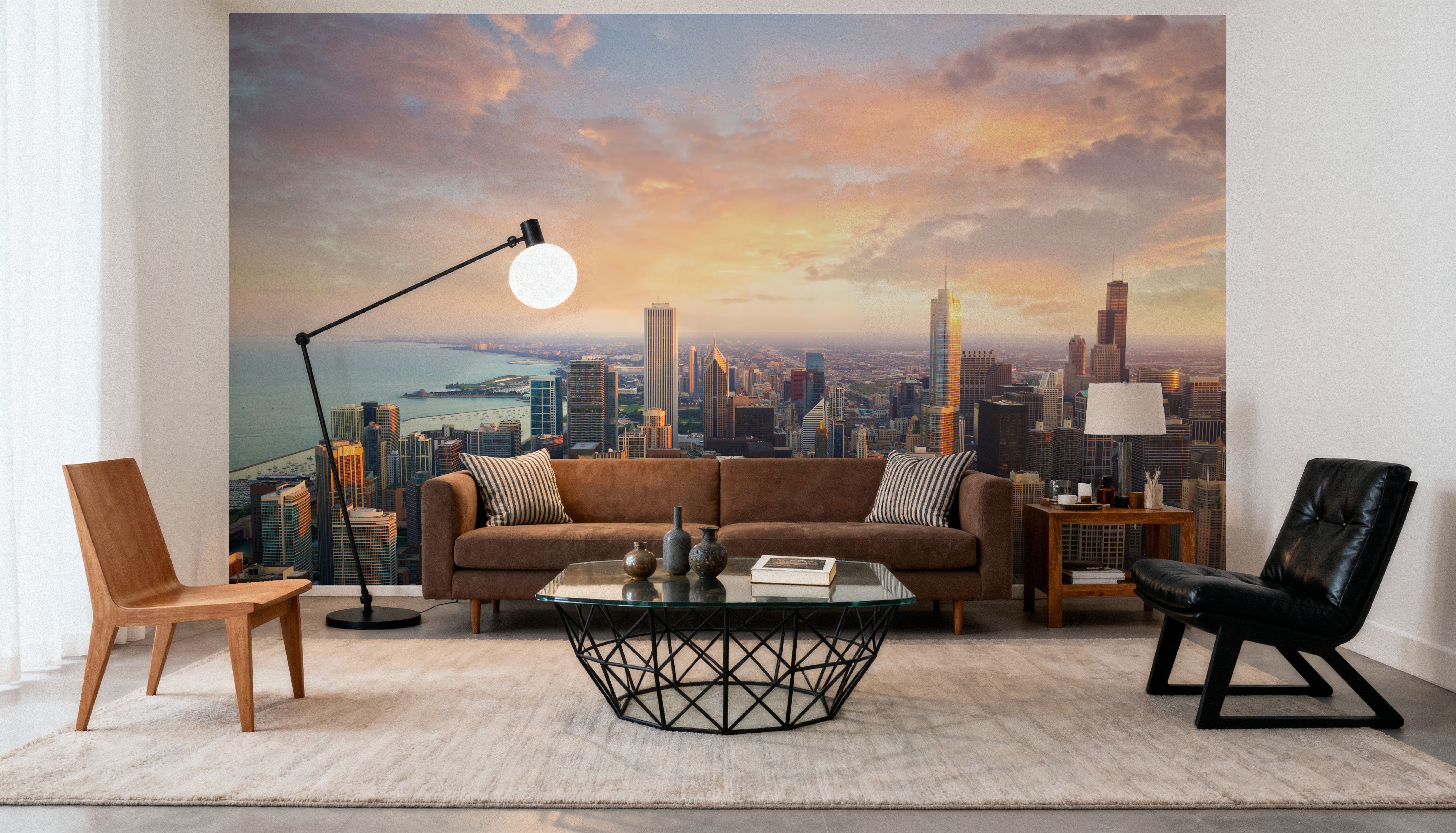 Chicago Sunset, Wallpaper