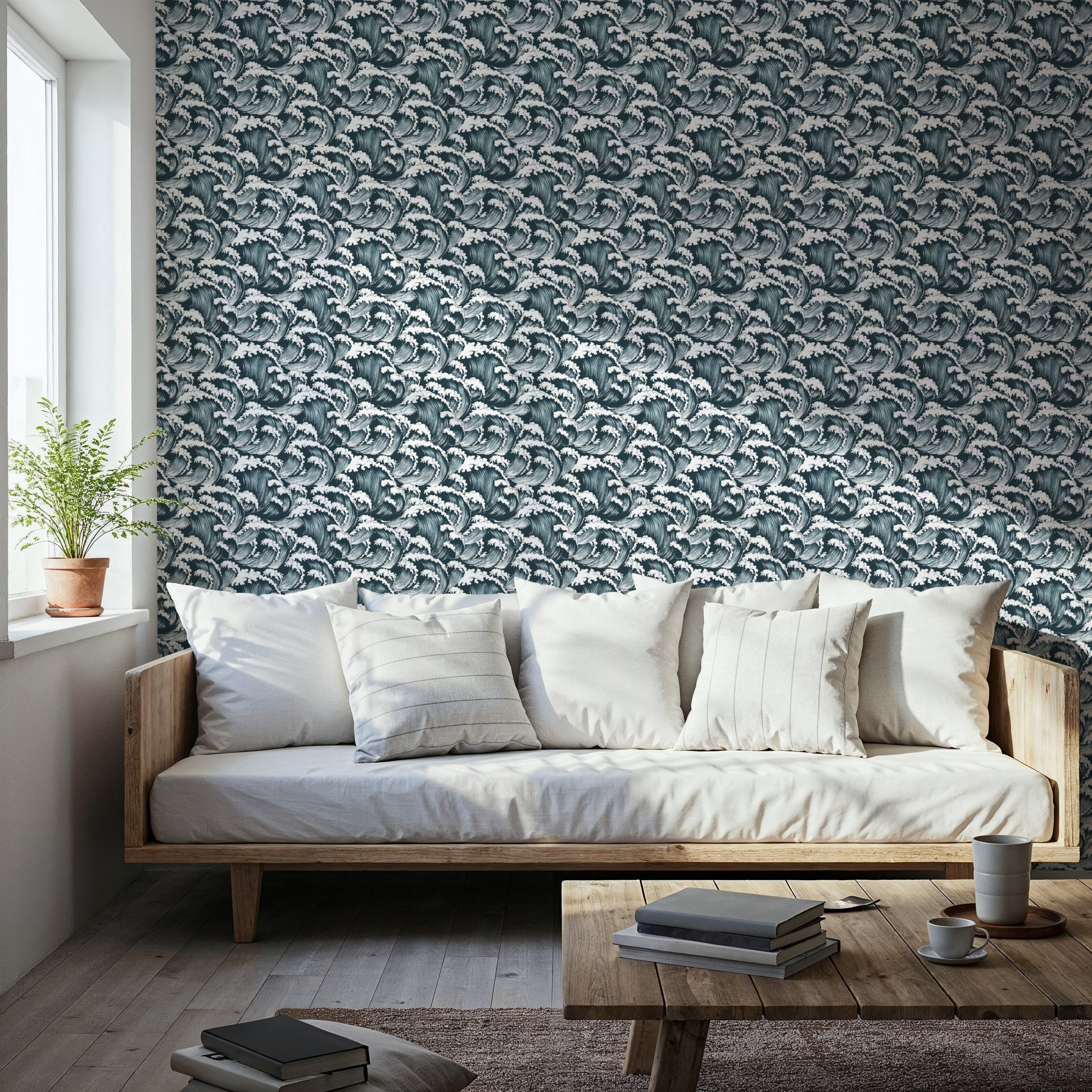 Mavericks, Dark Teal, Wallpaper