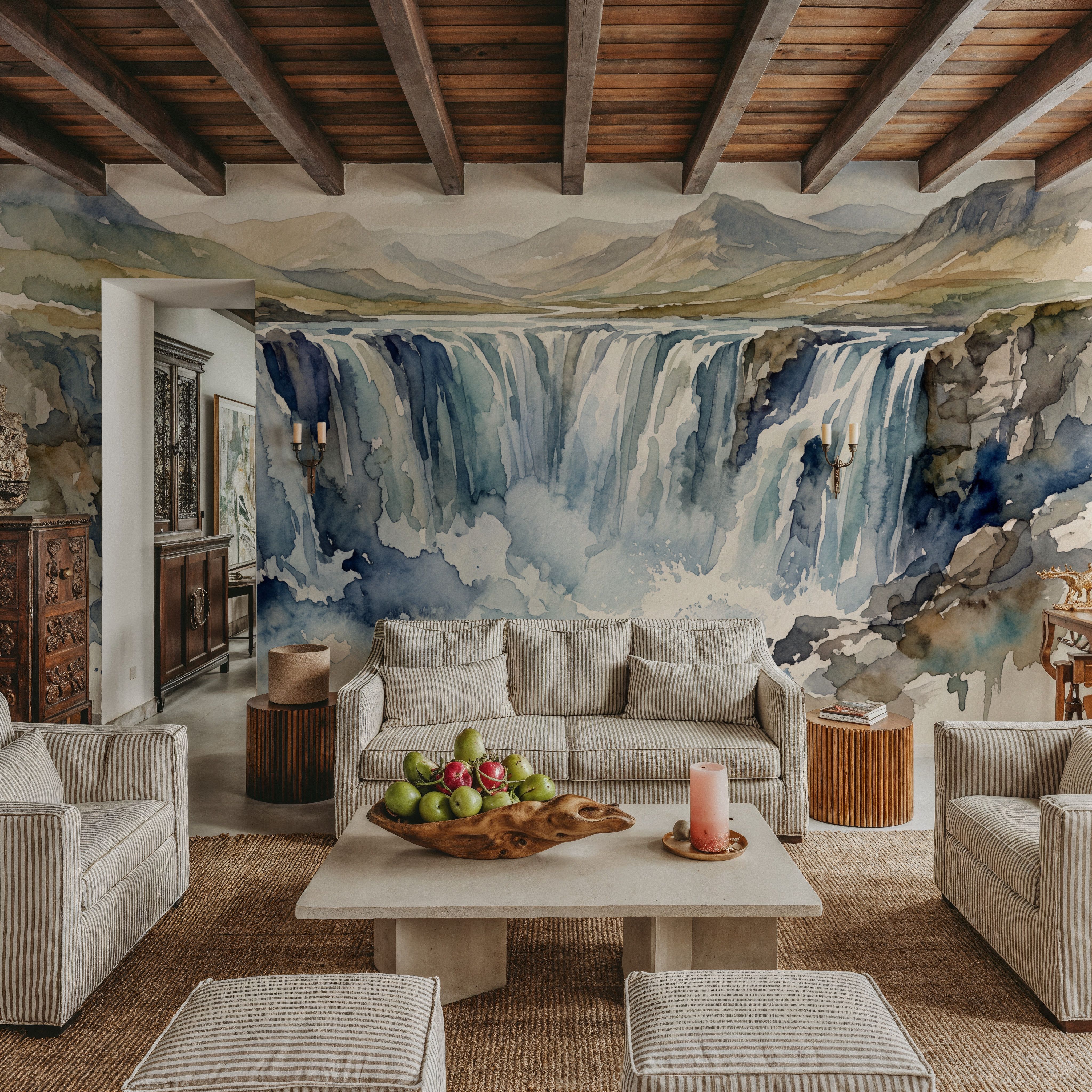 Cascade - Watercolor Landscapes Series