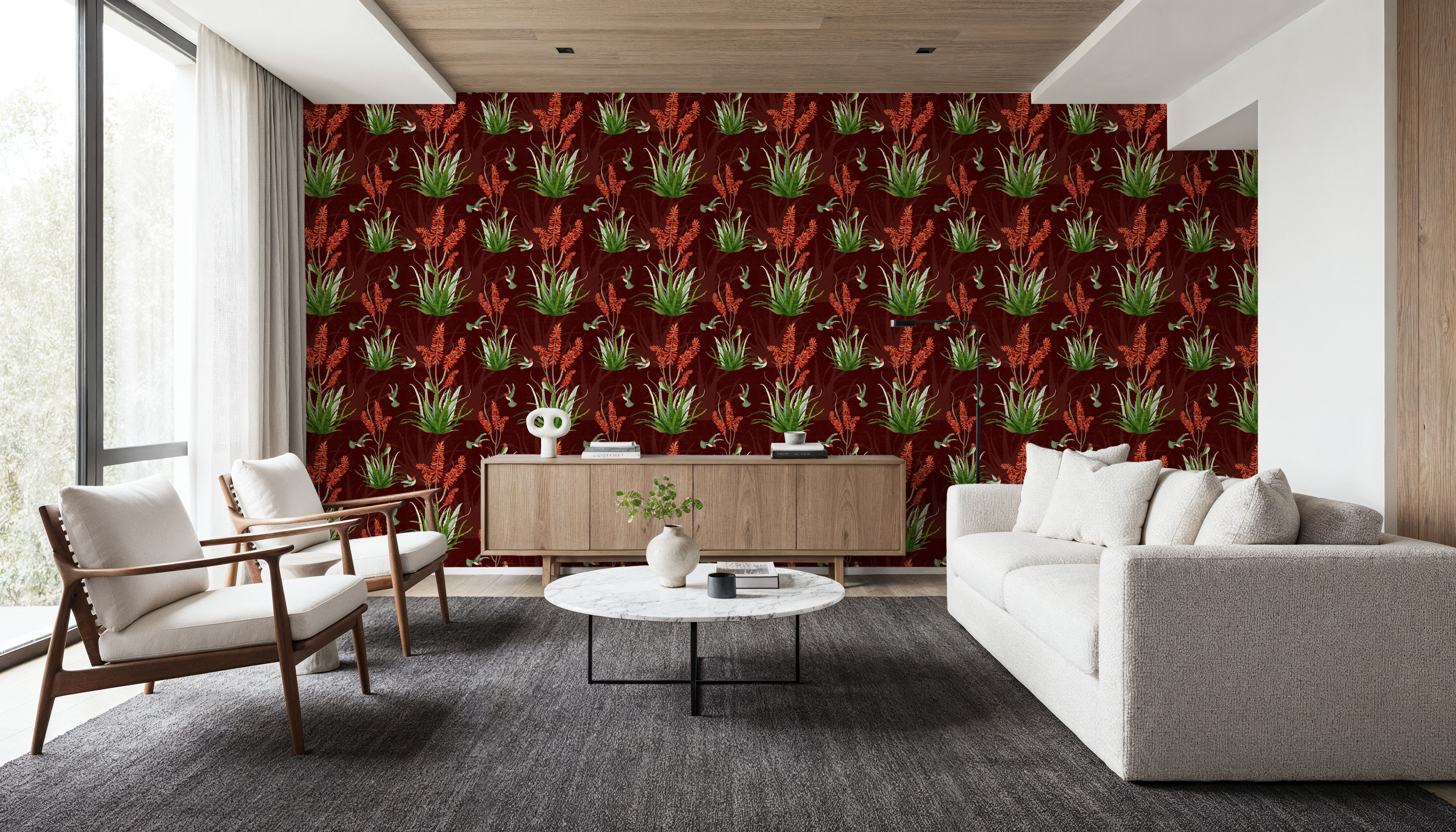 Aloe Vera Nectar, Rust Red