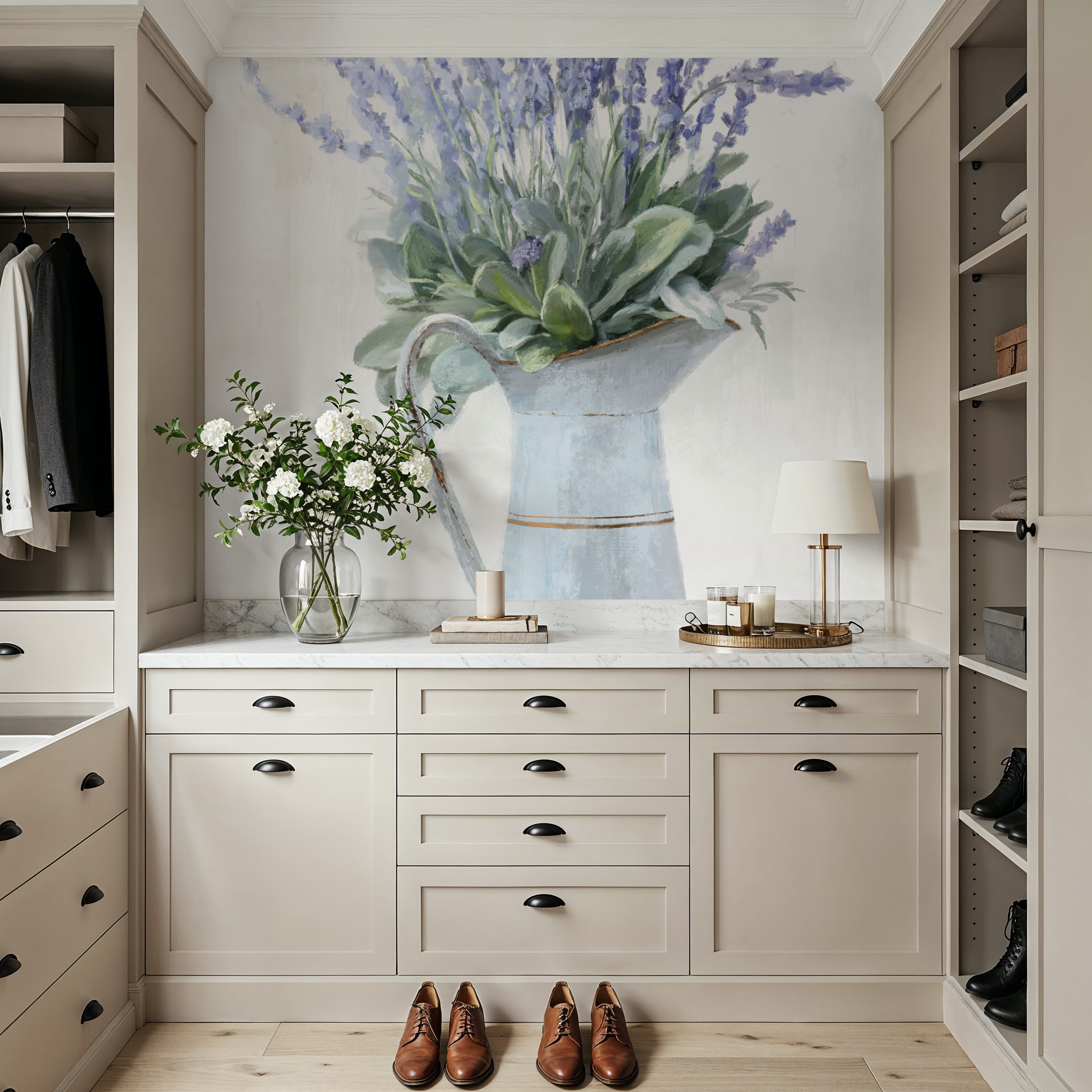 Soft Farmhouse Flowers I