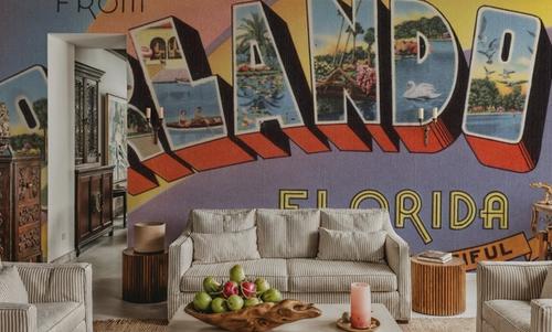Greetings from Orlando - Screenprint Postcard