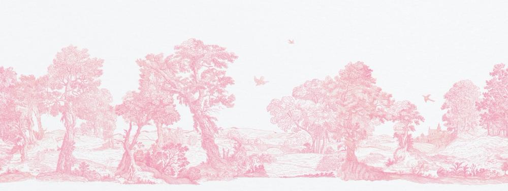 French Landscape, Pink Blush