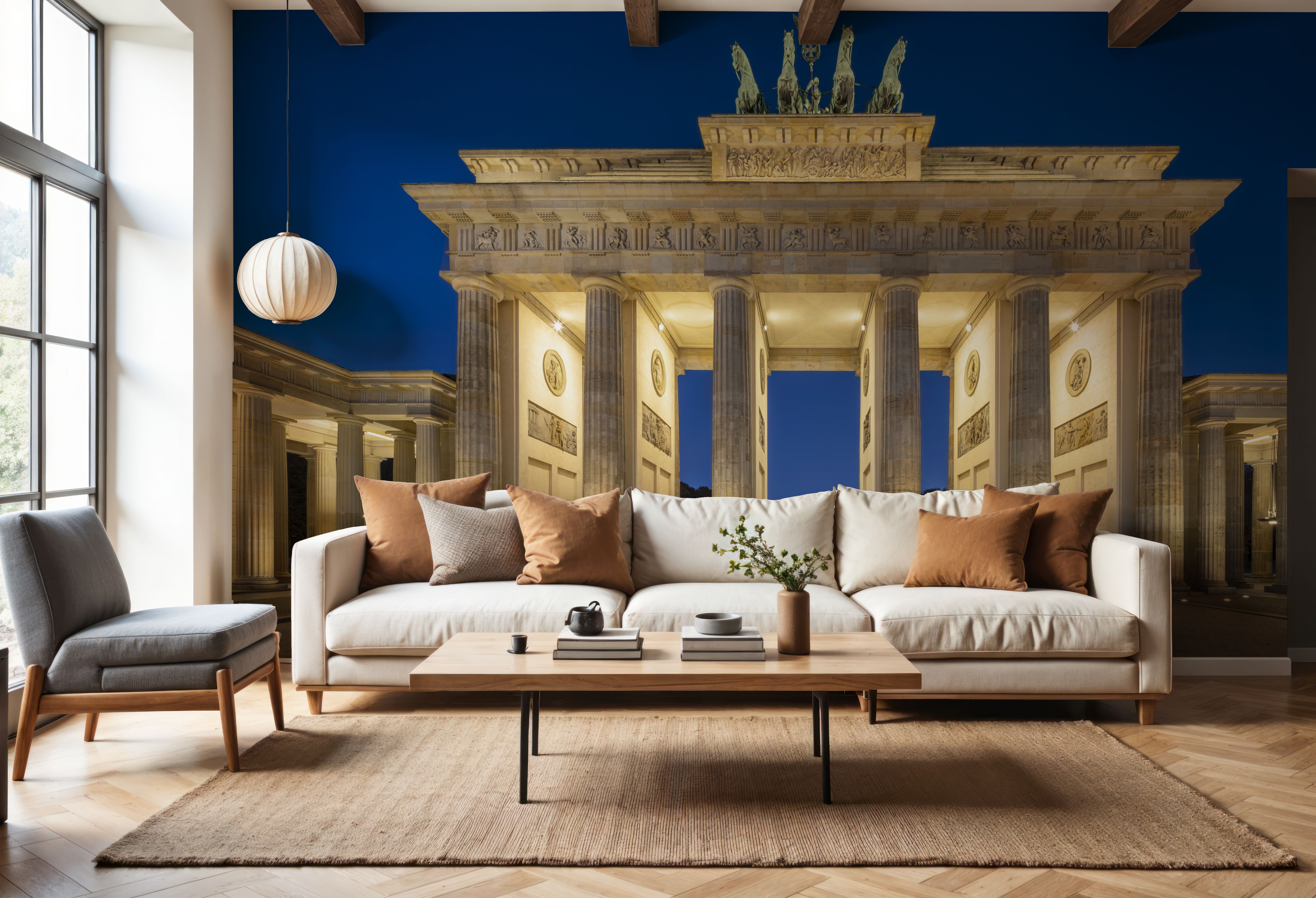 Brandenburger Tor at Night, Wallpaper