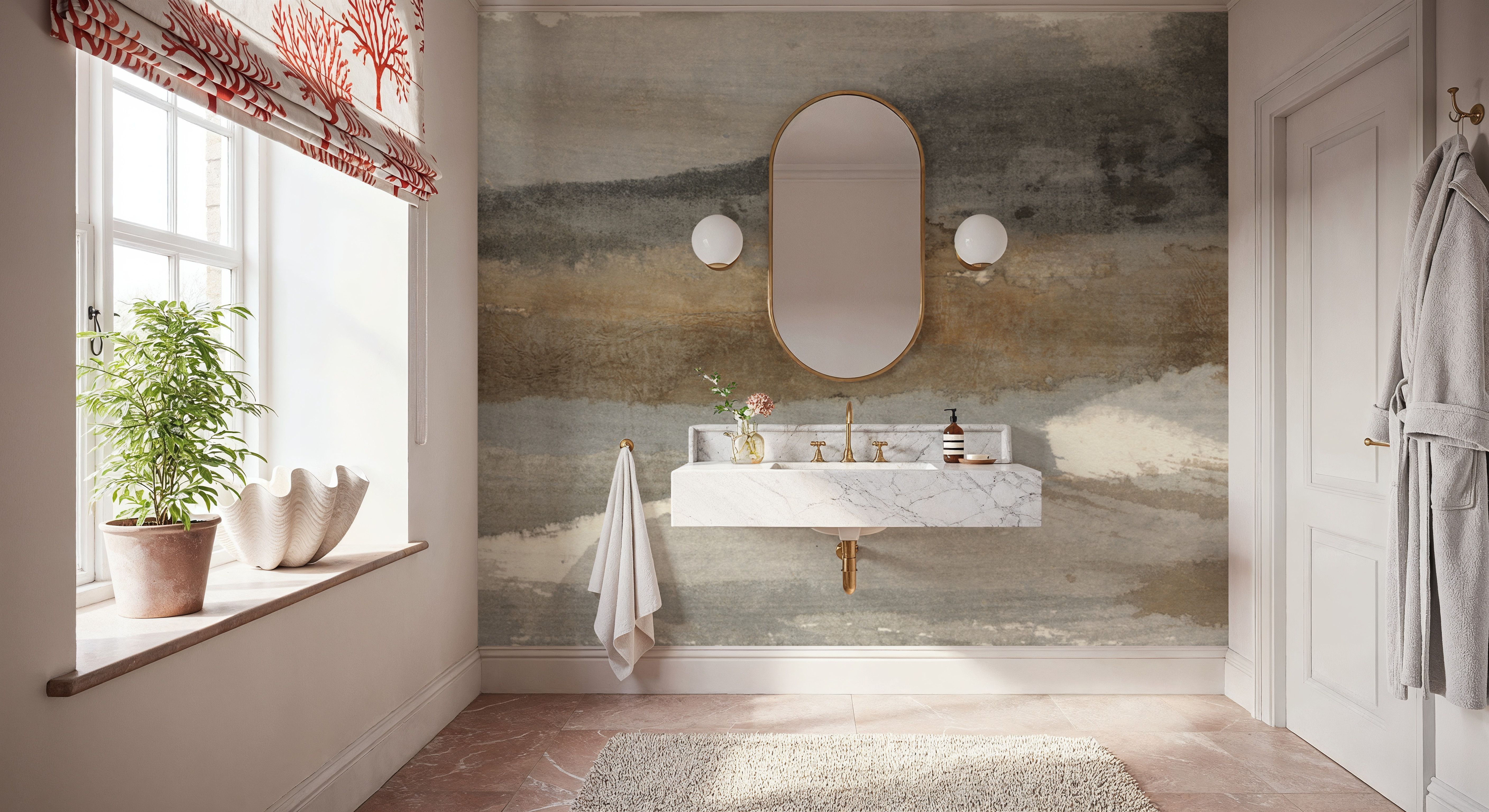 Brushscape West, Wallpaper