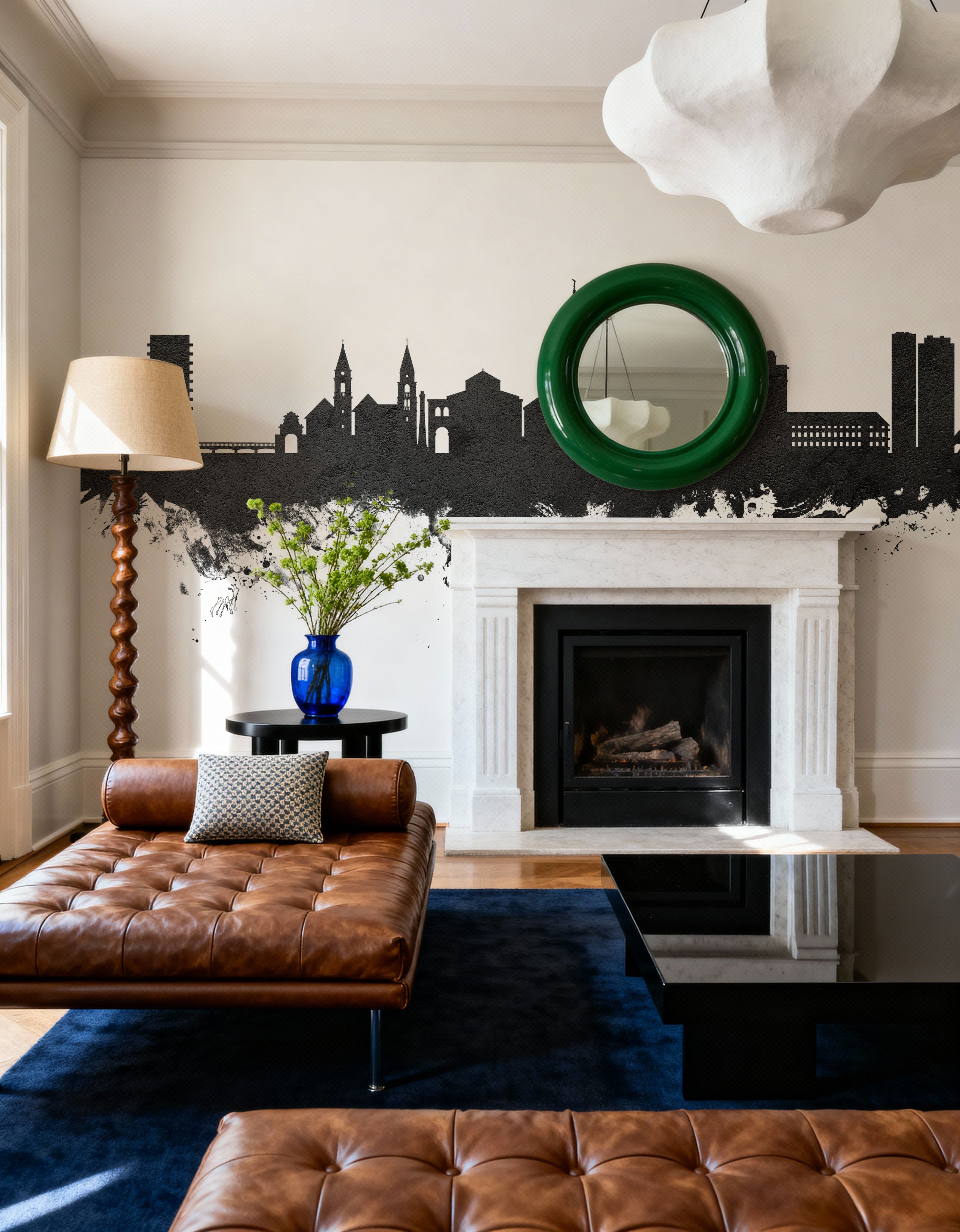 Zadar Croatia Skyline Black & White