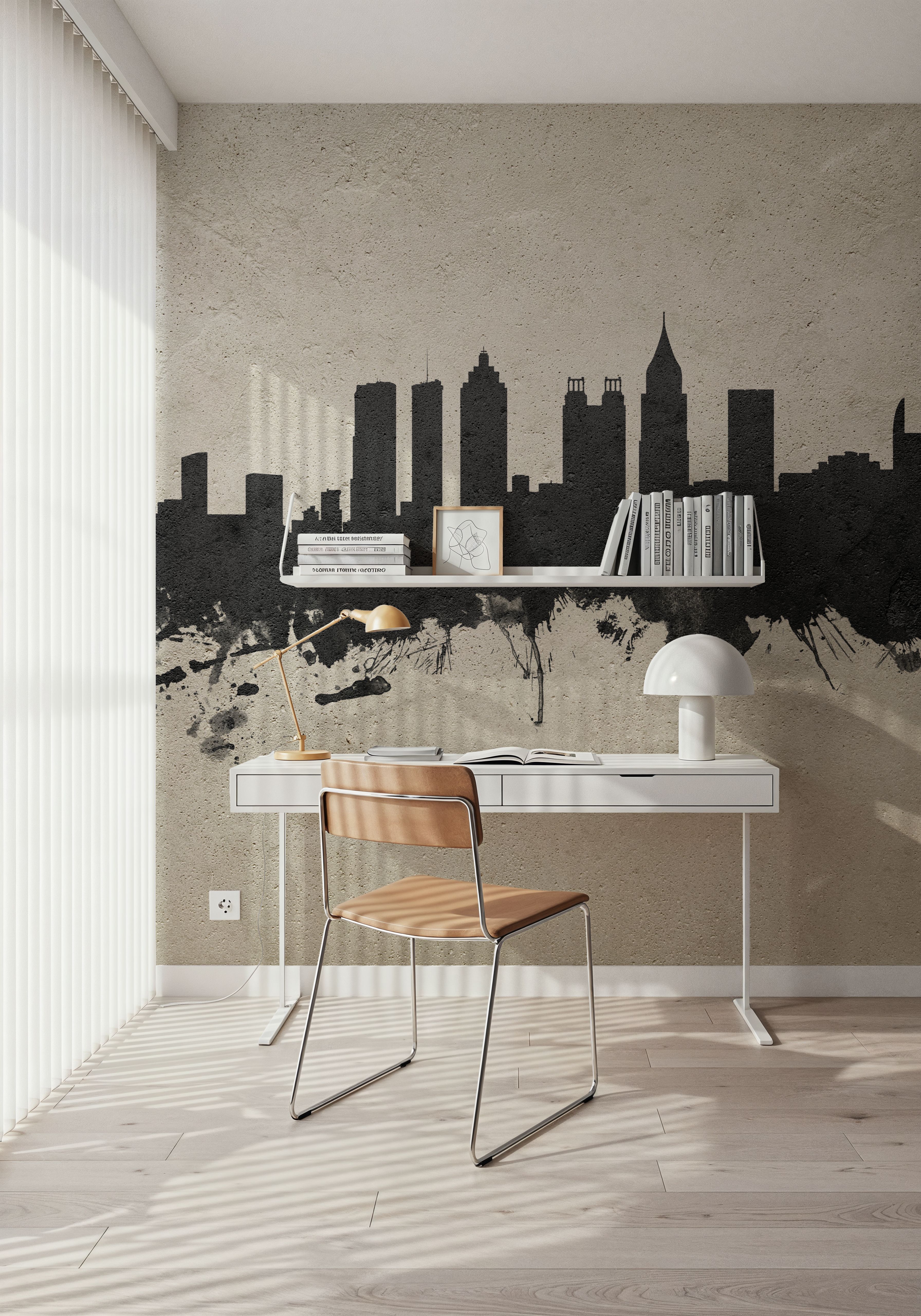 Atlanta Georgia Skyline Concrete