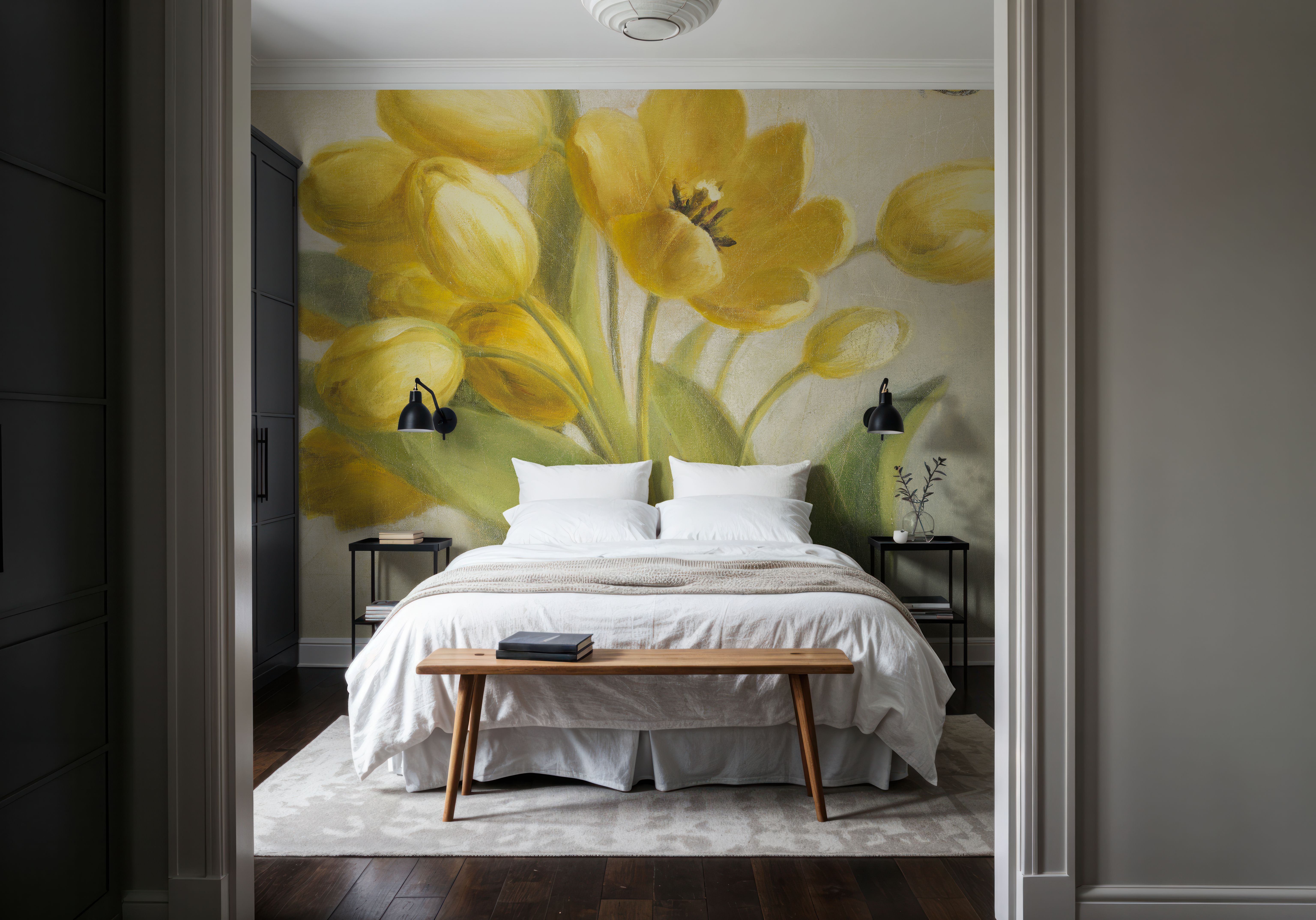 Yellow French Tulips