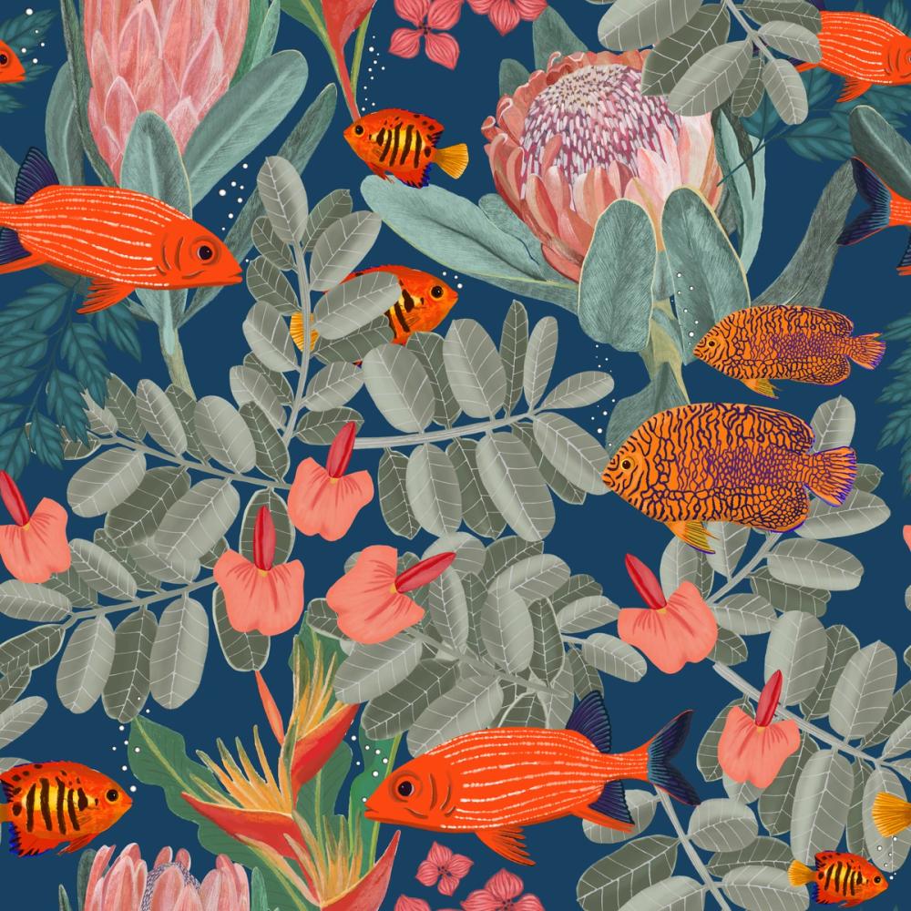 Orange Fish & Proteas