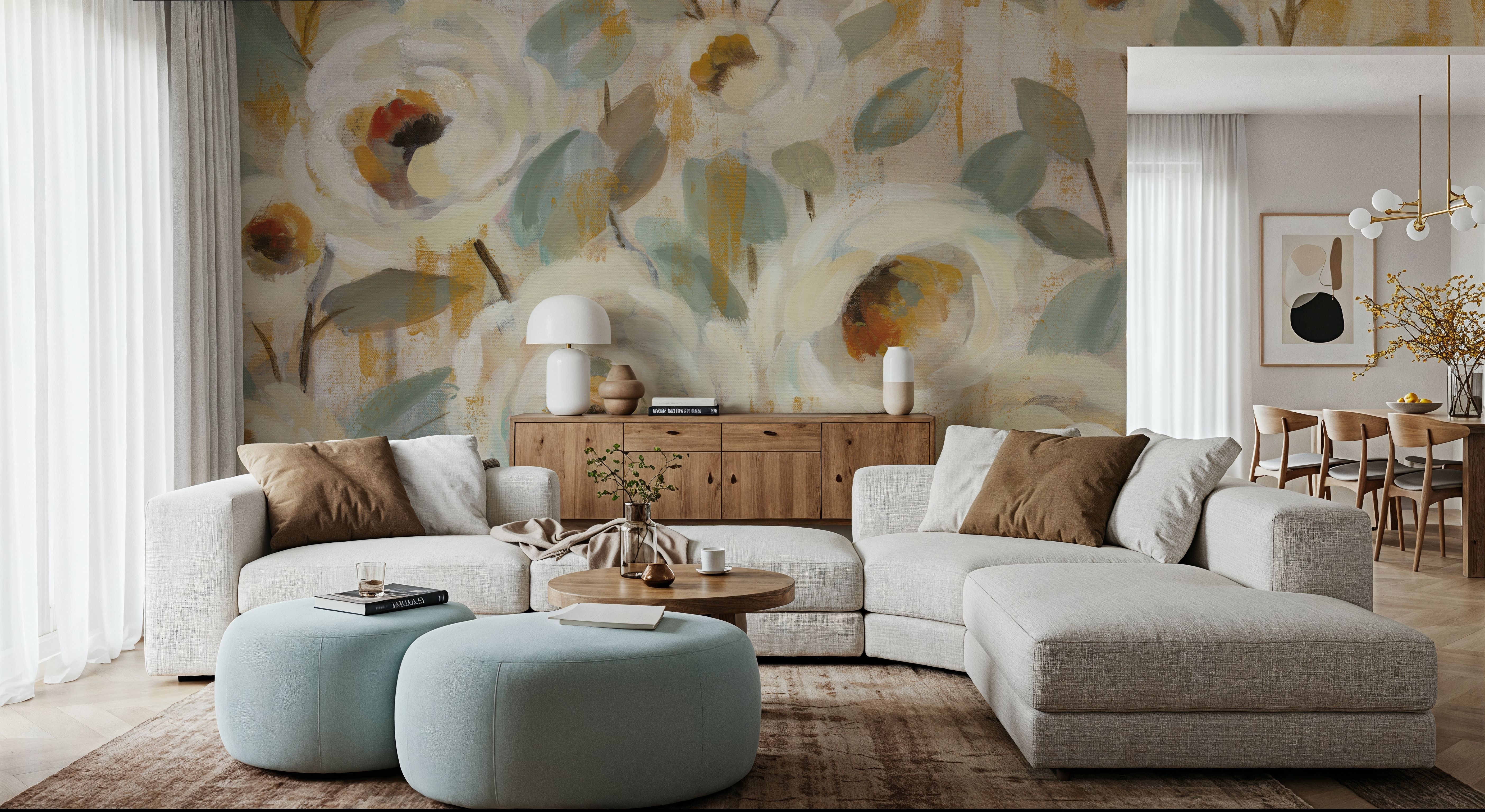 White Gold Sage on Canvas