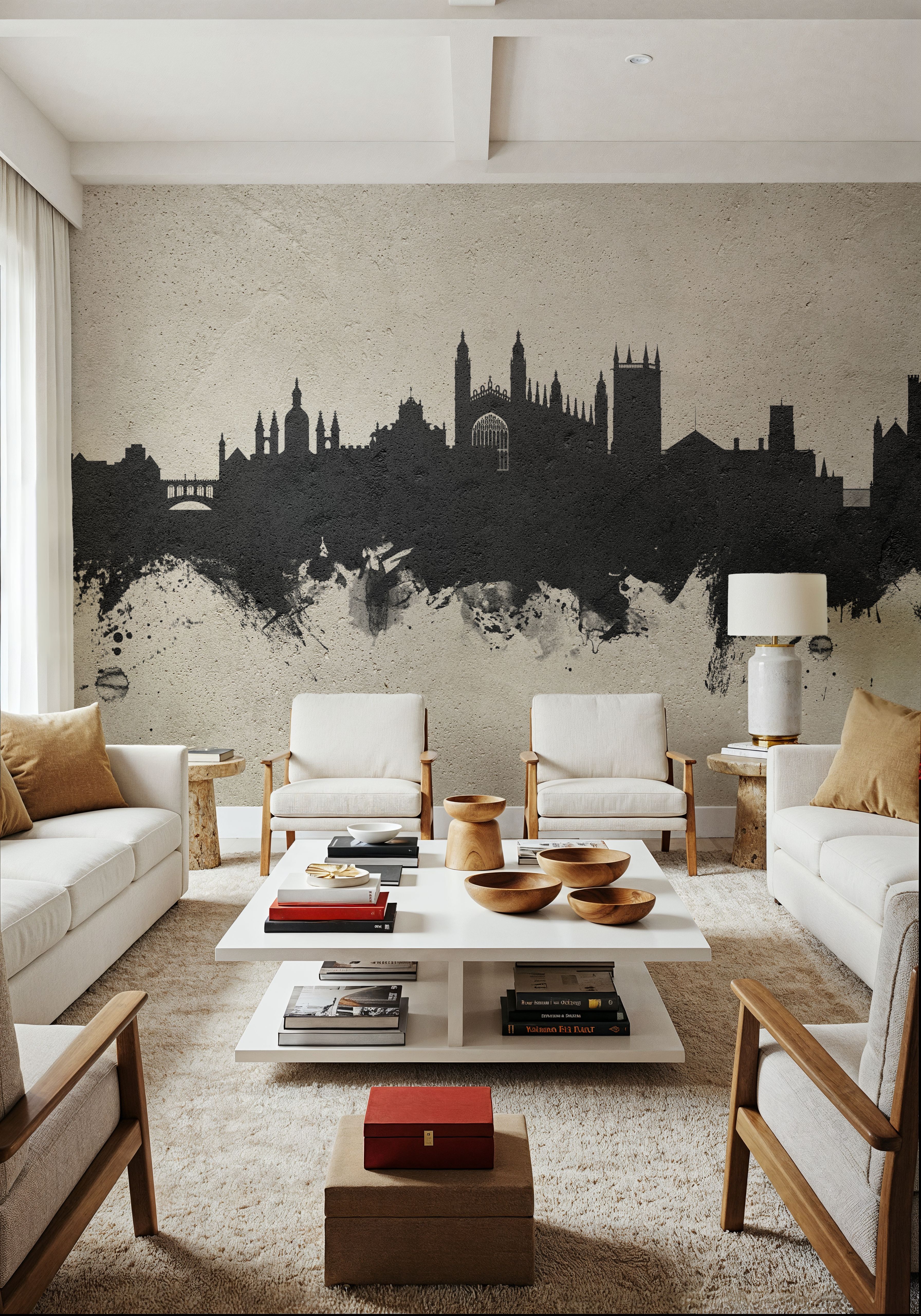 Cambridge England Skyline Concrete