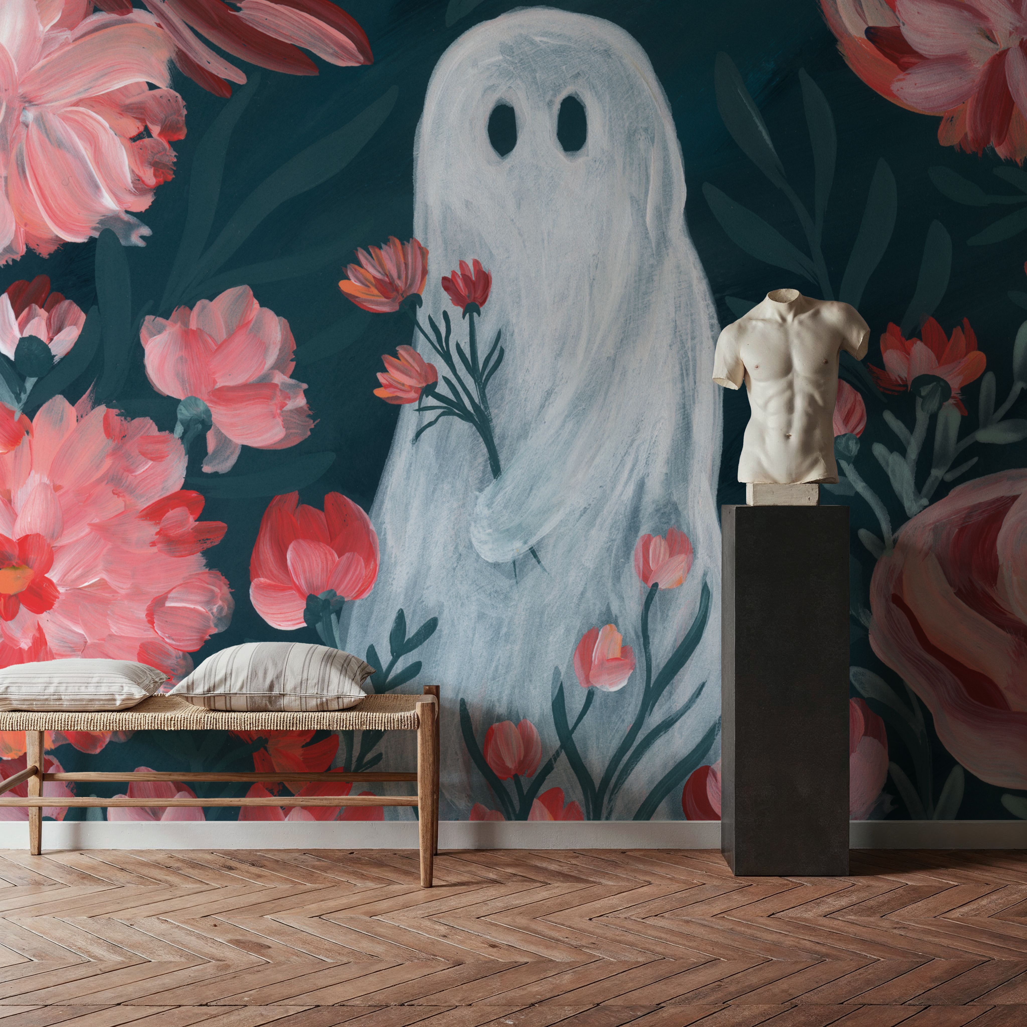 Ghost Among the Flowers