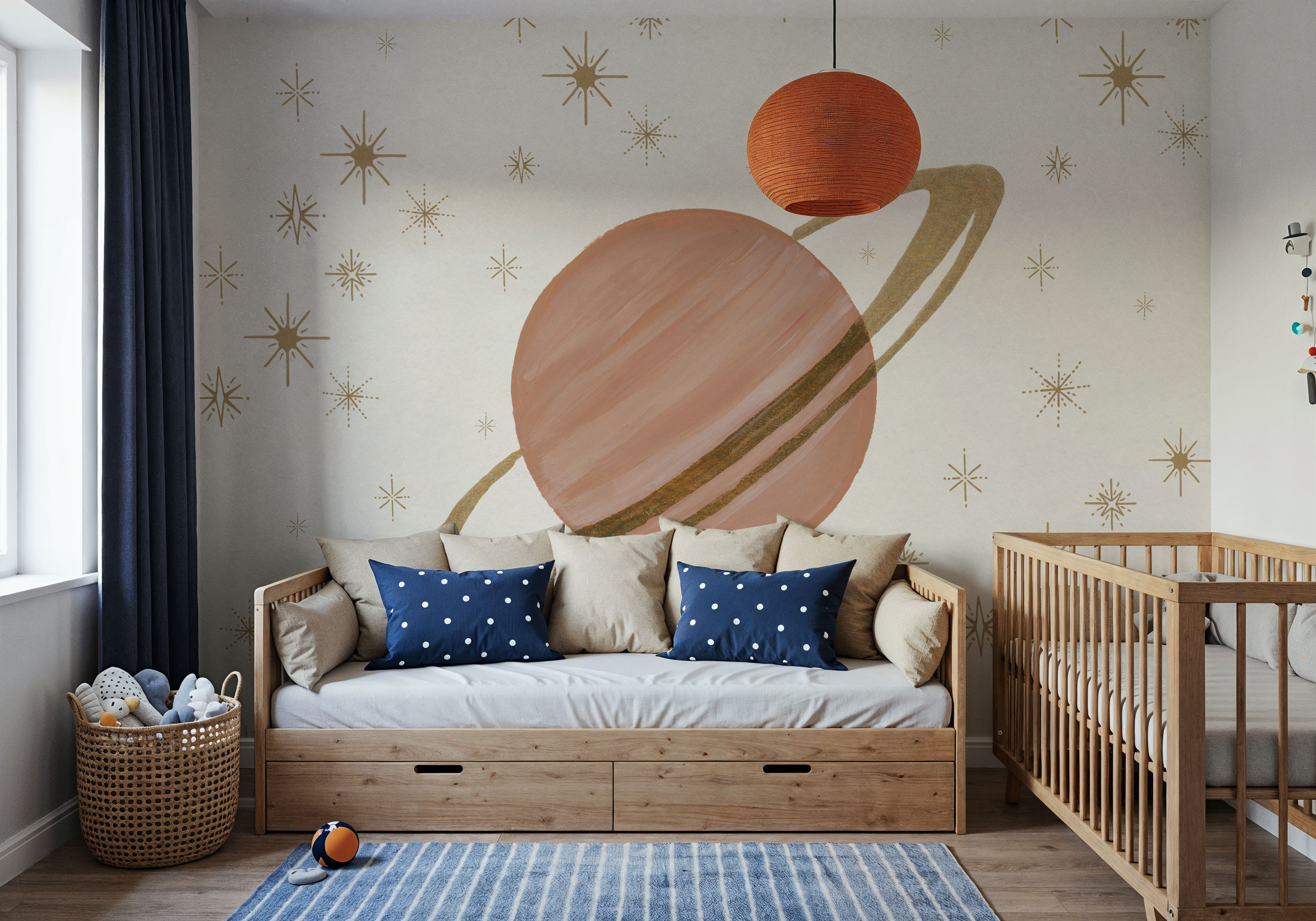 Serene Saturn and Stars