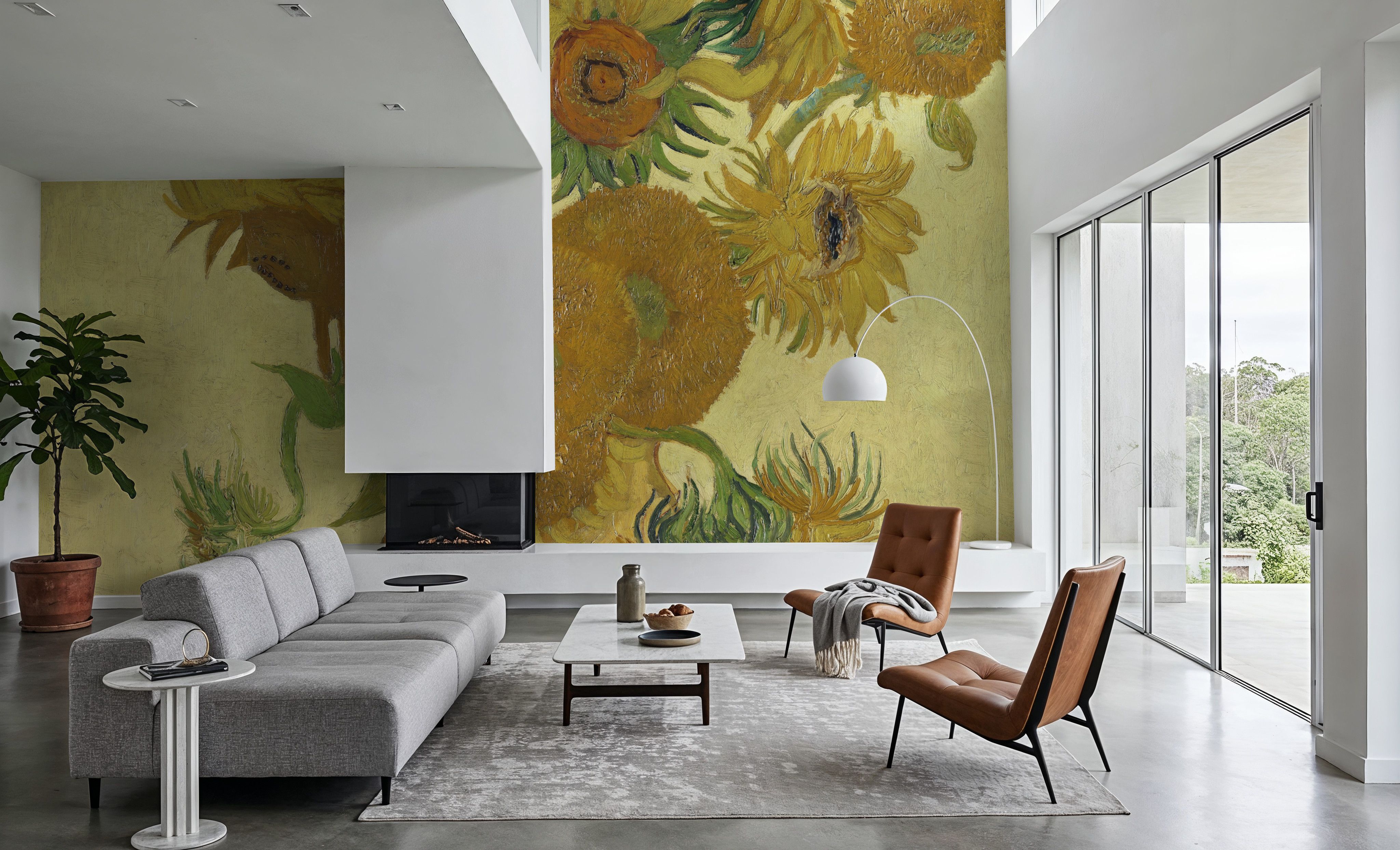 Sunflowers, Wallpaper