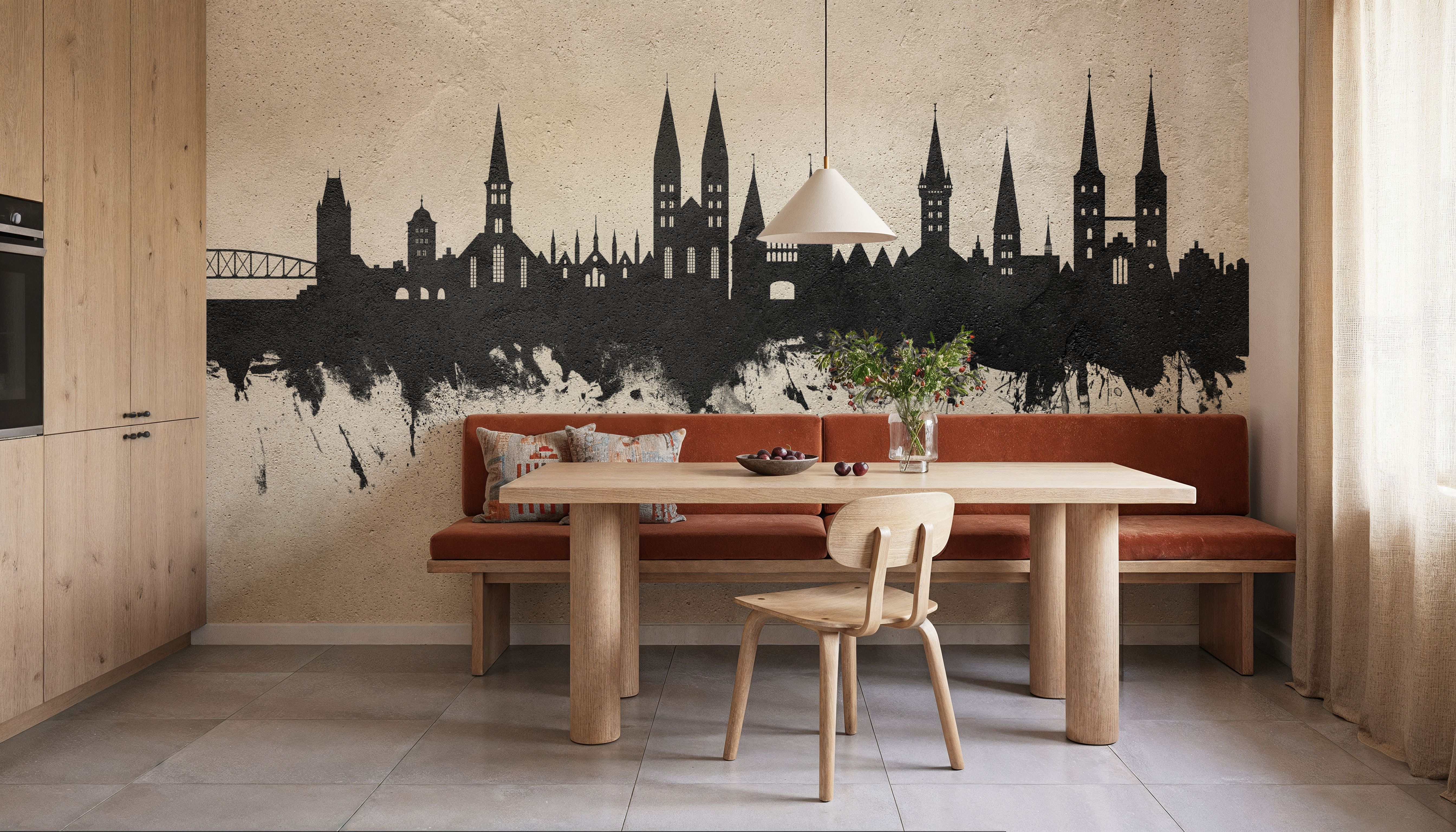 Lubeck Germany Skyline Concrete